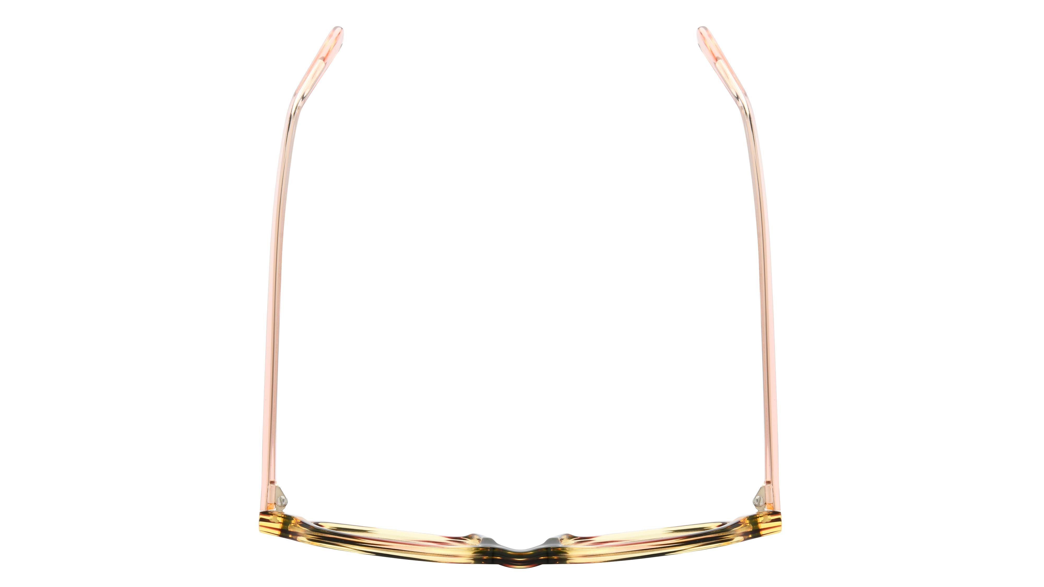 Lunettes de vue La Collection des Lunetiers Femme Ecaille Carré ELSA Dessus
