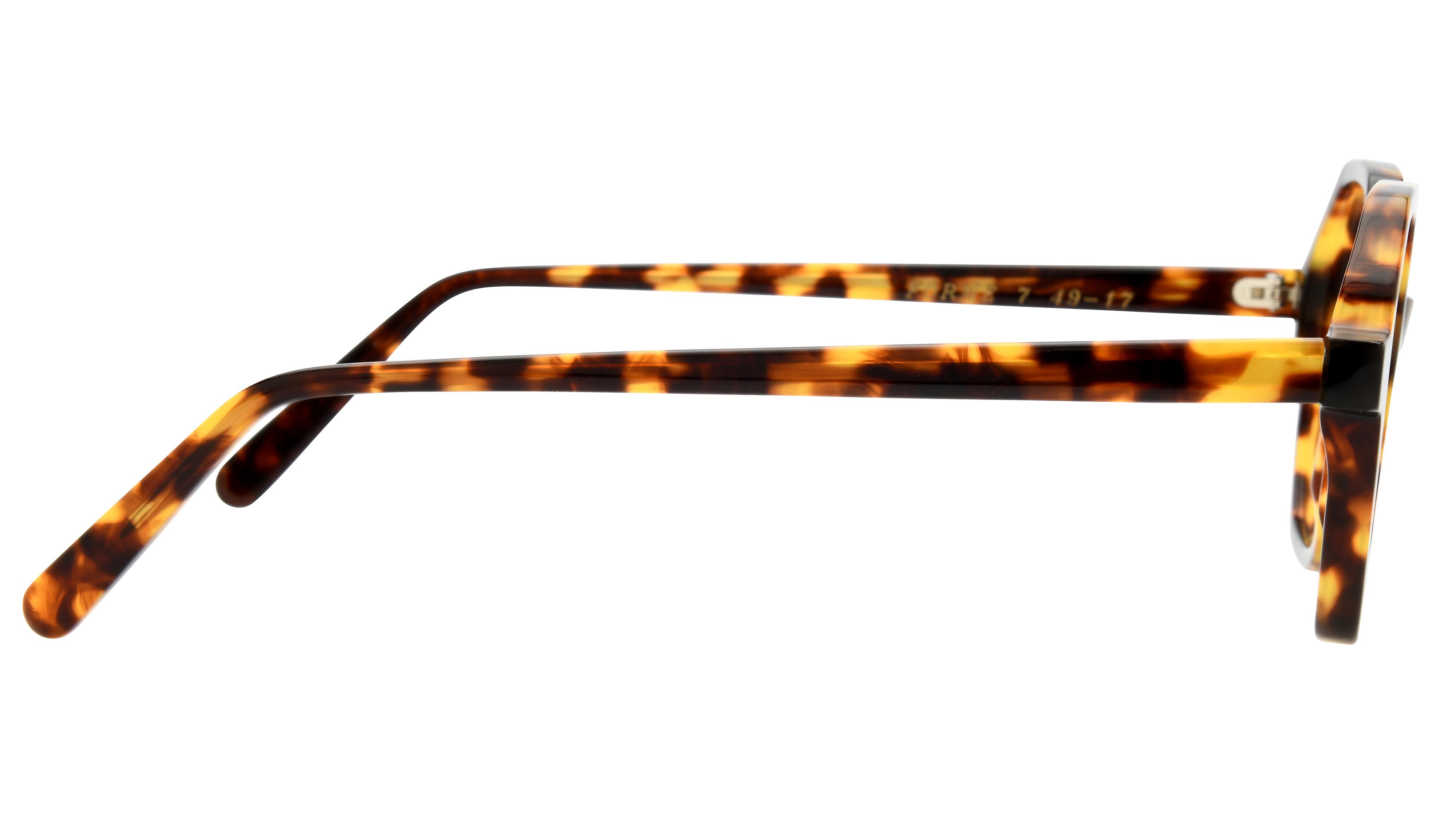 Lunettes de vue La Collection des Lunetiers Femme Ecaille Carré AMELIE Droite