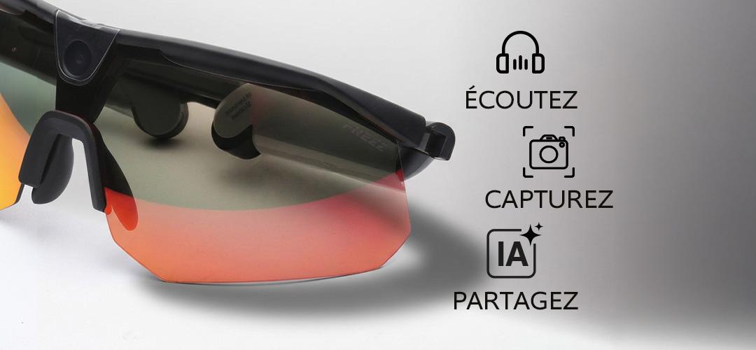 lunettes connectées: écoutez, capturez et partagez pendant vos loisirs sportifs