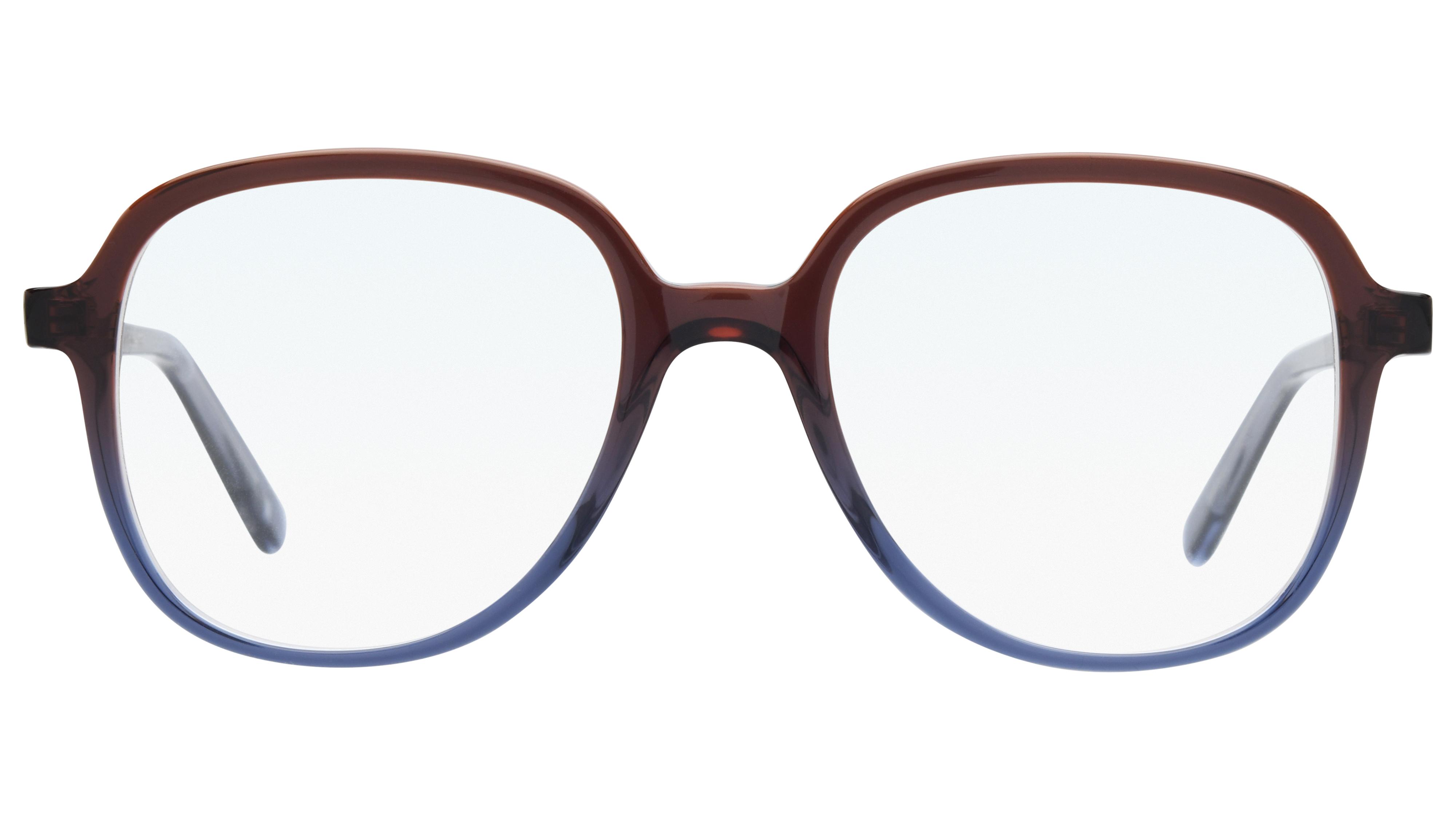 Lunettes de vue La Collection des Lunetiers Femme  Carré MAXINE	244	BRUN Face