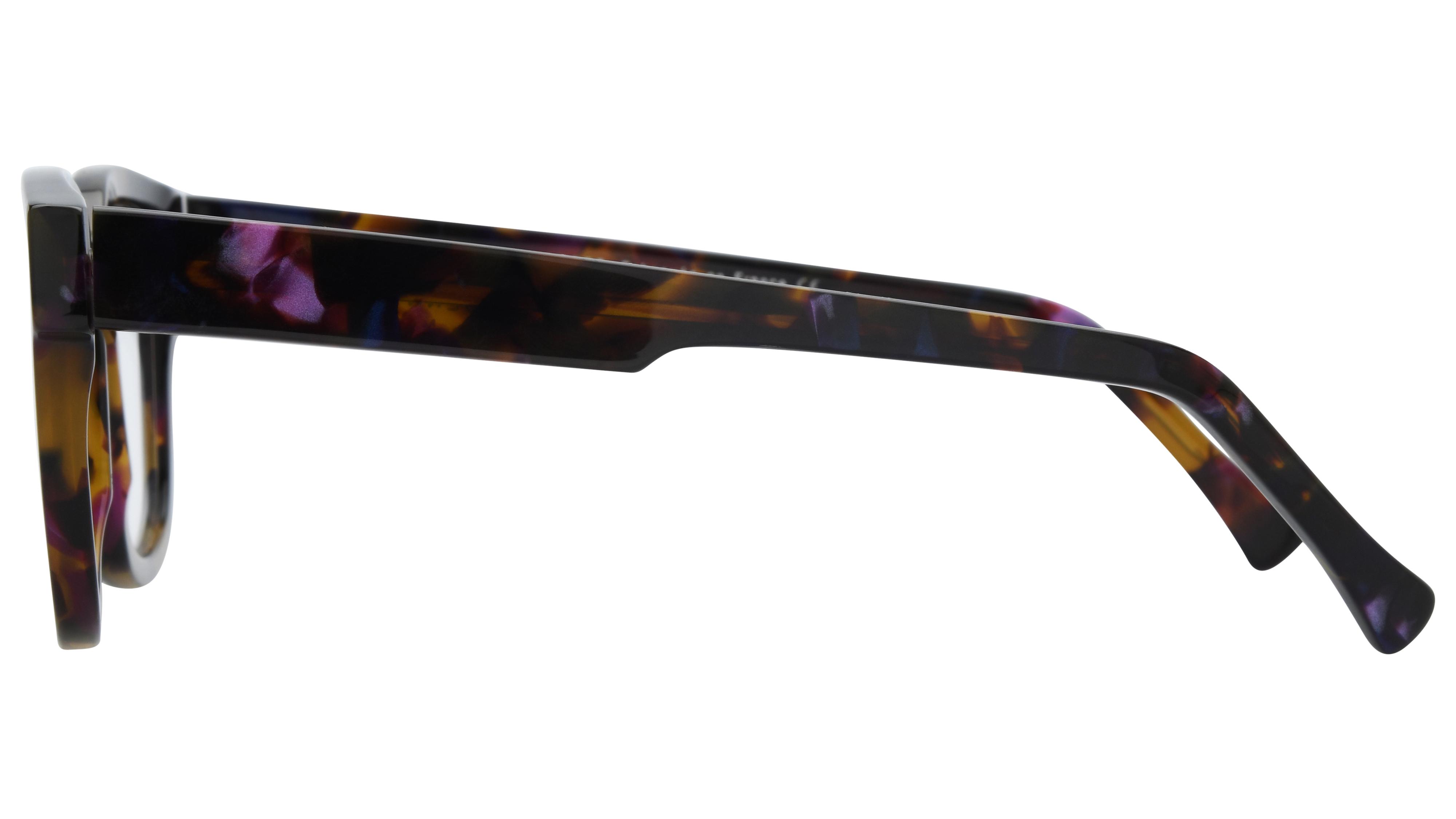 Lunettes de vue La Collection des Lunetiers Femme Ecaille Carré BLEUENN Gauche