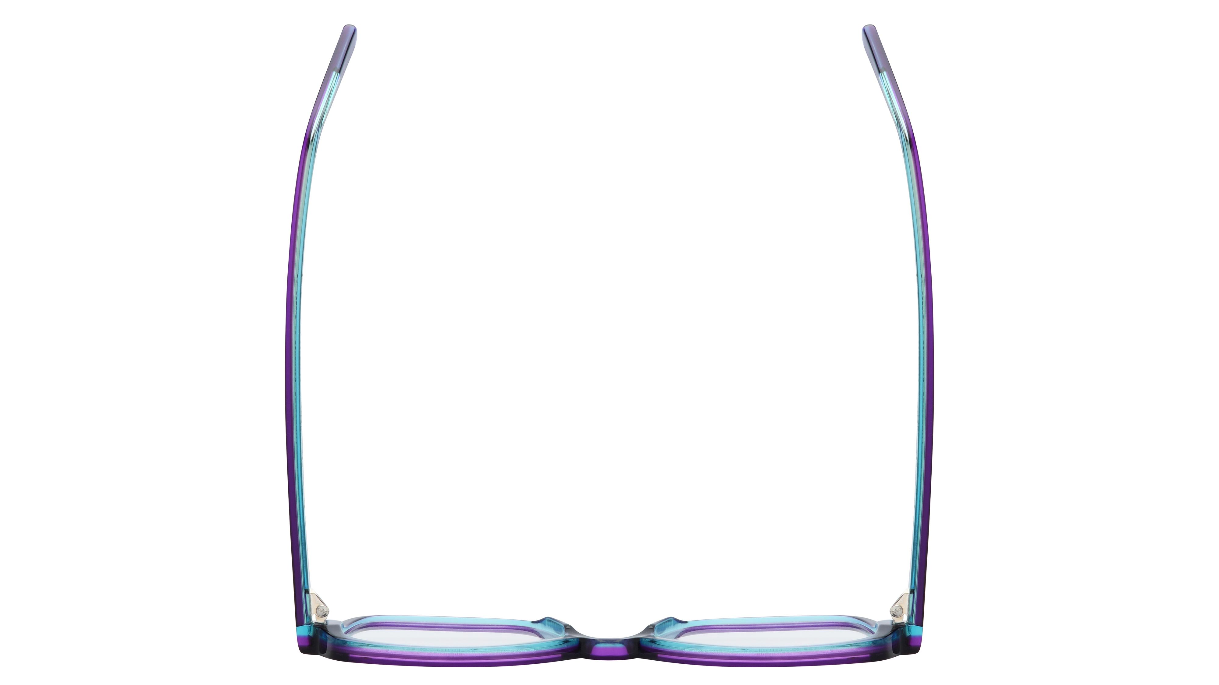 Lunettes de vue La Collection des Lunetiers Femme Violet Carré CHLOE Dessus
