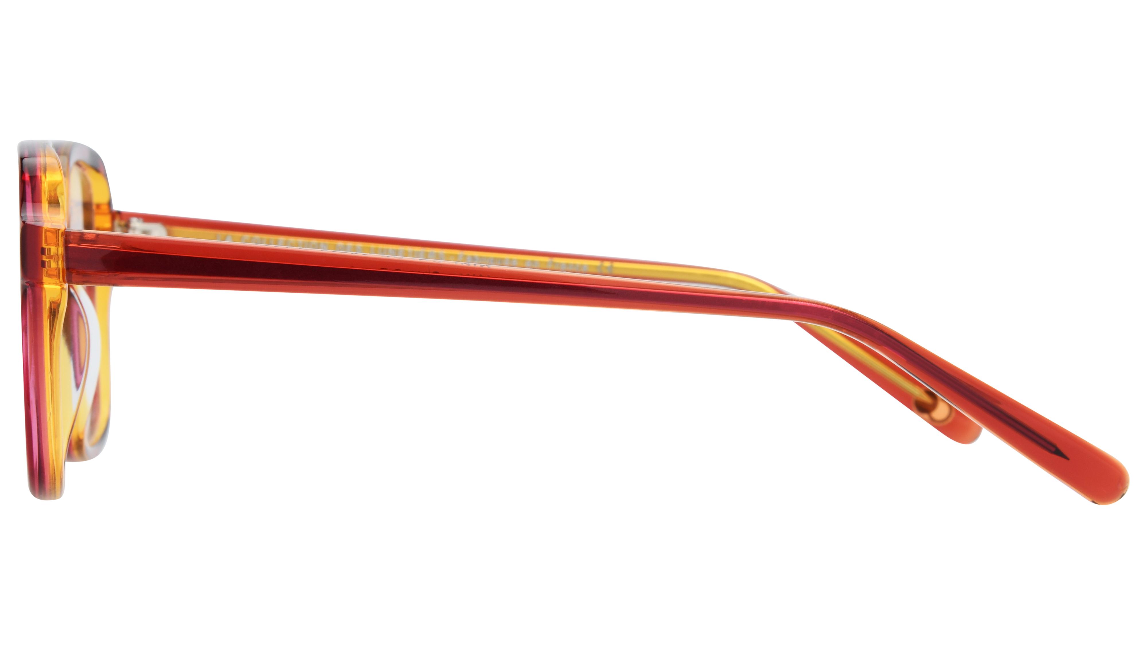 Lunettes de vue La Collection des Lunetiers Enfant Rose Carré MINI Gauche