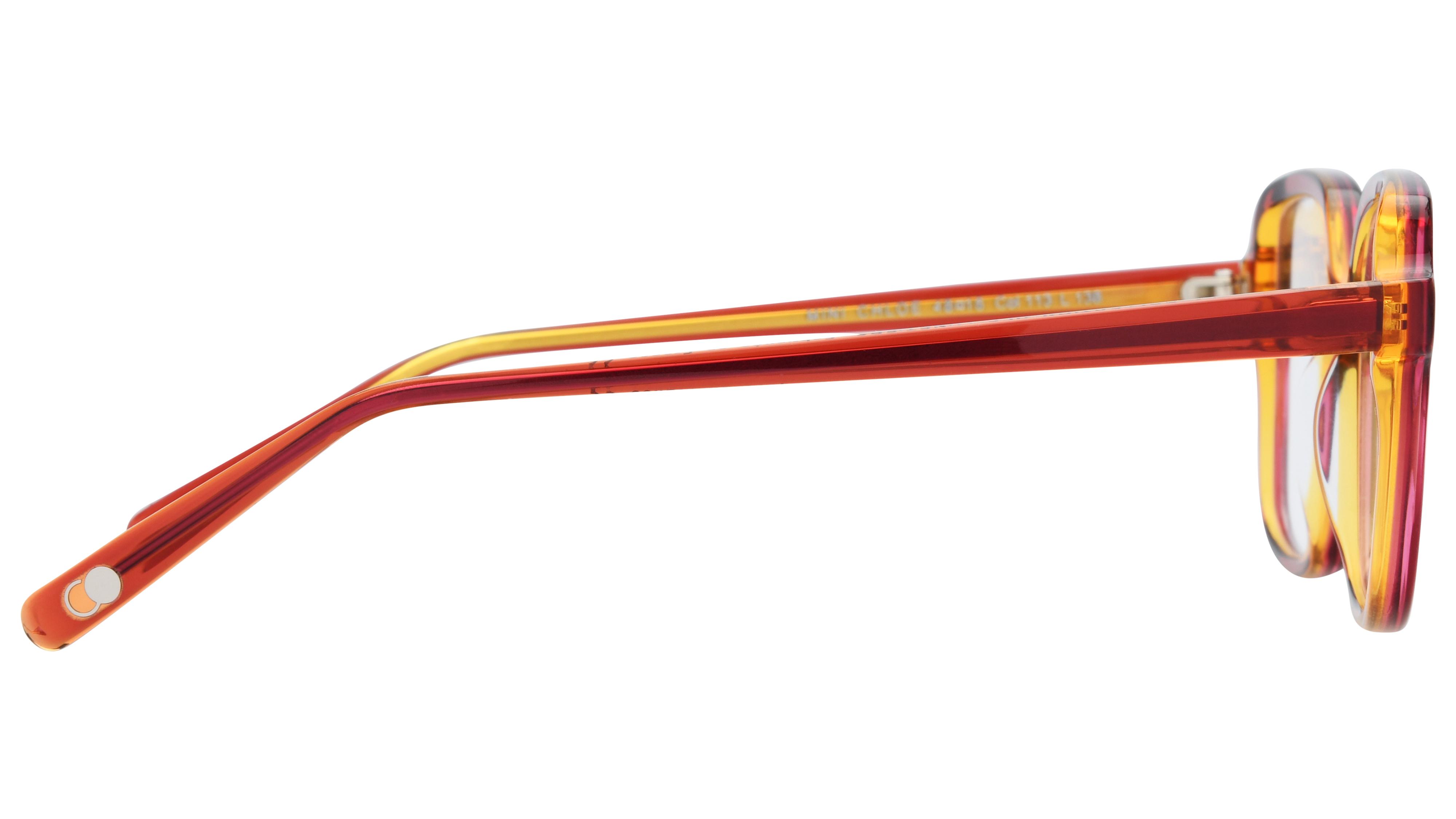 Lunettes de vue La Collection des Lunetiers Enfant Rose Carré MINI Droite