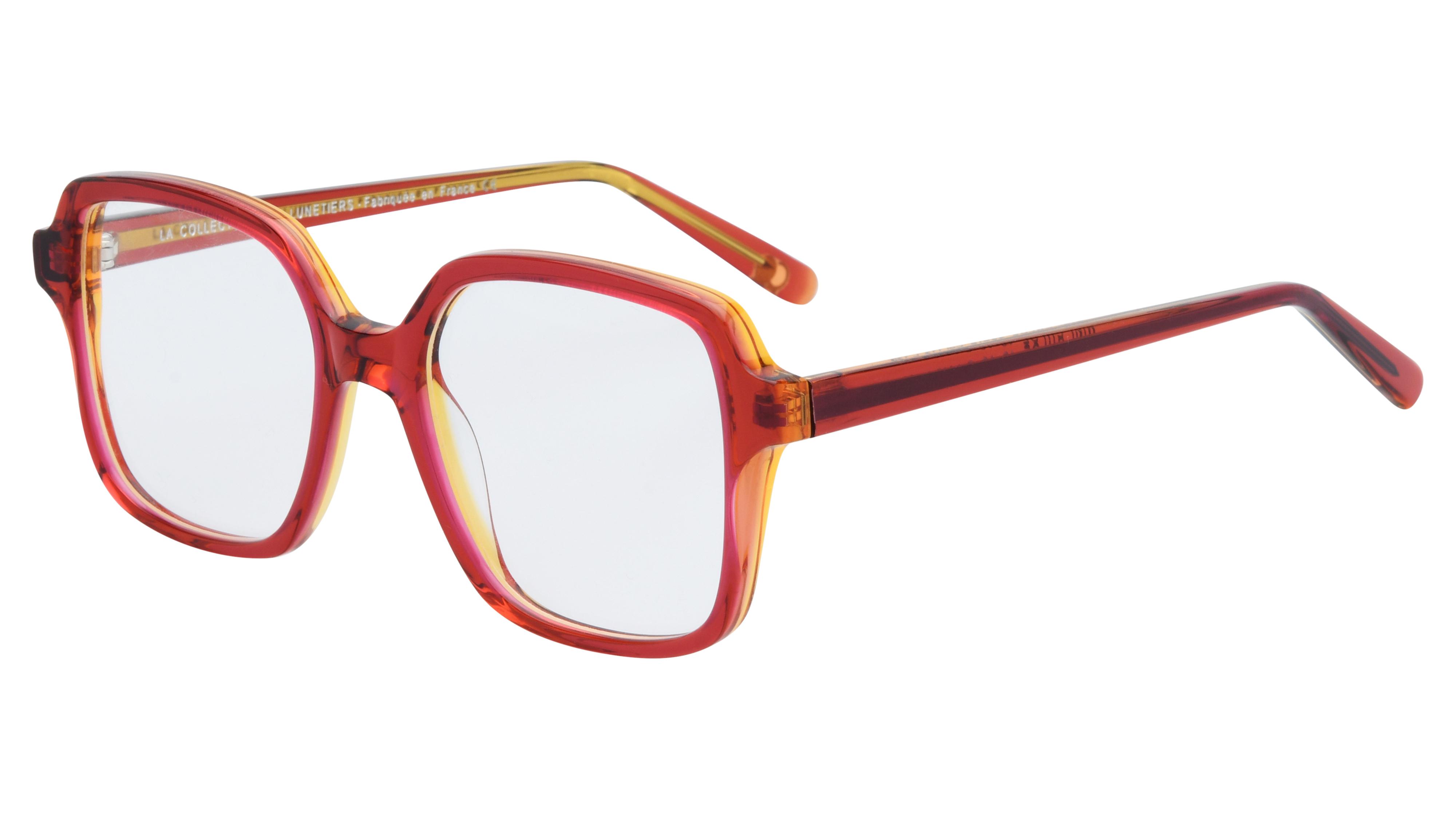 Lunettes de vue La Collection des Lunetiers Enfant Rose Carré MINI Trois-Quart