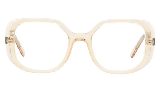 Lunettes de vue La Collection des Lunetiers Femme Transparent Carré MAUD Face