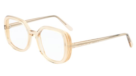 Lunettes de vue La Collection des Lunetiers Femme Transparent Carré MAUD Trois-Quart