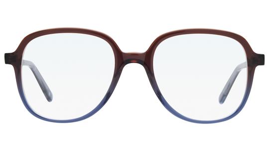 Lunettes de vue La Collection des Lunetiers Femme  Carré MAXINE	244	BRUN Face