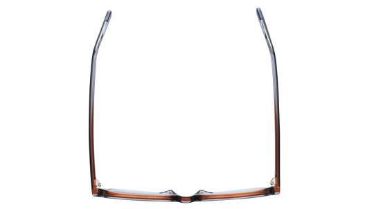 Lunettes de vue La Collection des Lunetiers Femme  Carré MAXINE	244	BRUN Dessus
