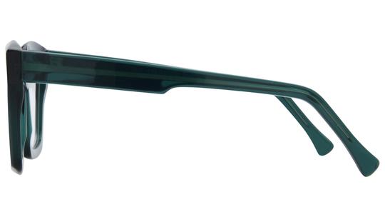 Lunettes de vue La Collection des Lunetiers Femme Vert Papillon COLETTE Gauche