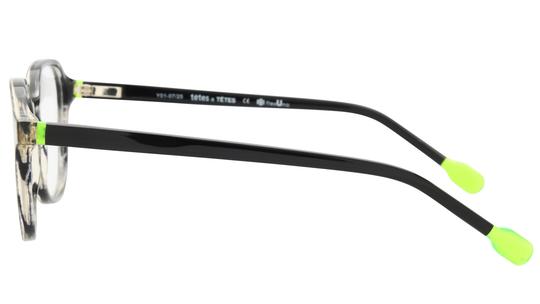 Lunettes de vue têtes à TETES Enfant Gris Carré Tat2606E+ Gauche