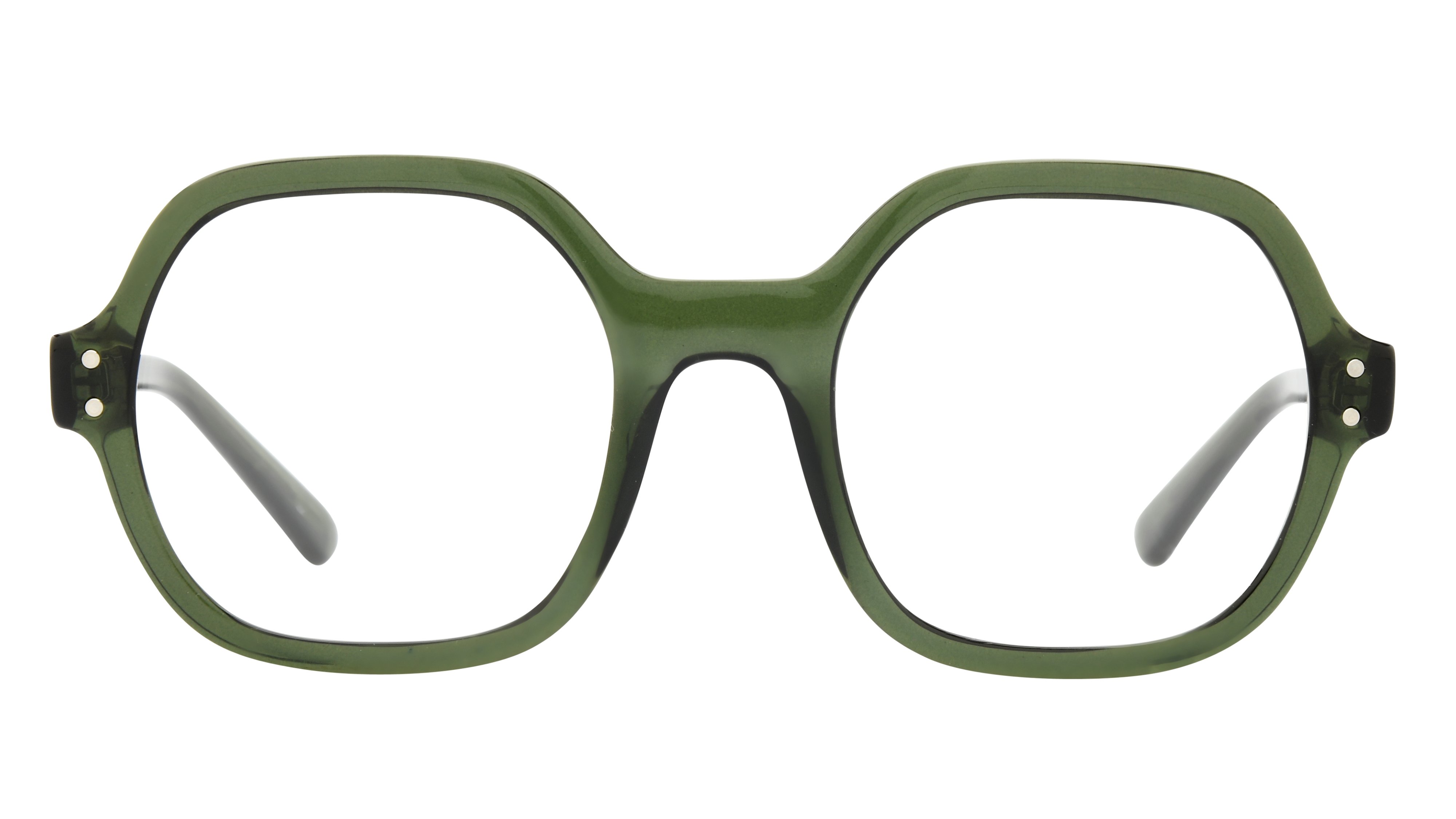 Lunettes de vue Alternance Femme Vert Carré Alt24101 Face