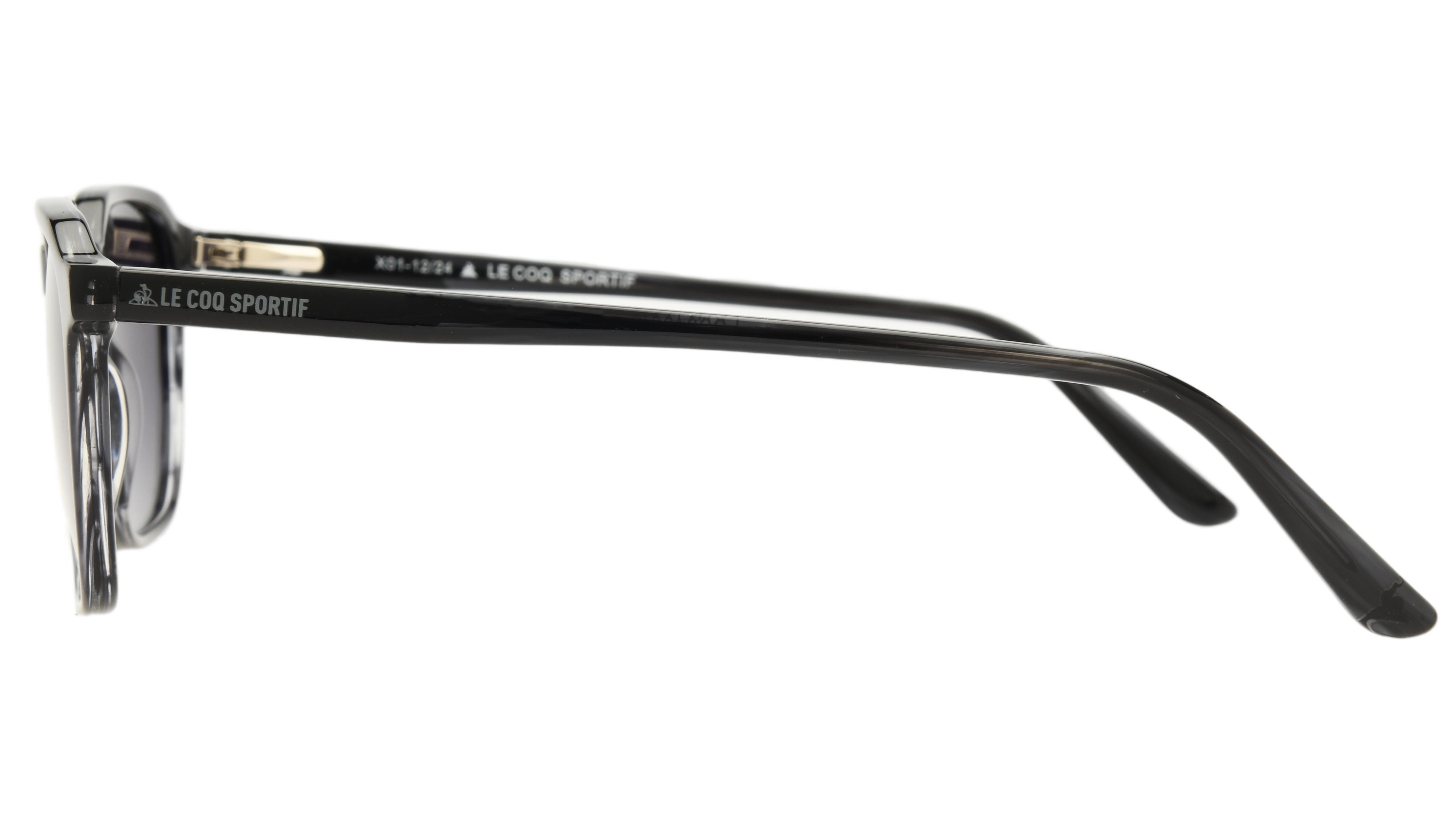 Lunettes de soleil Le Coq Sportif Homme Gris Rectangle Lcs2406/S Gauche