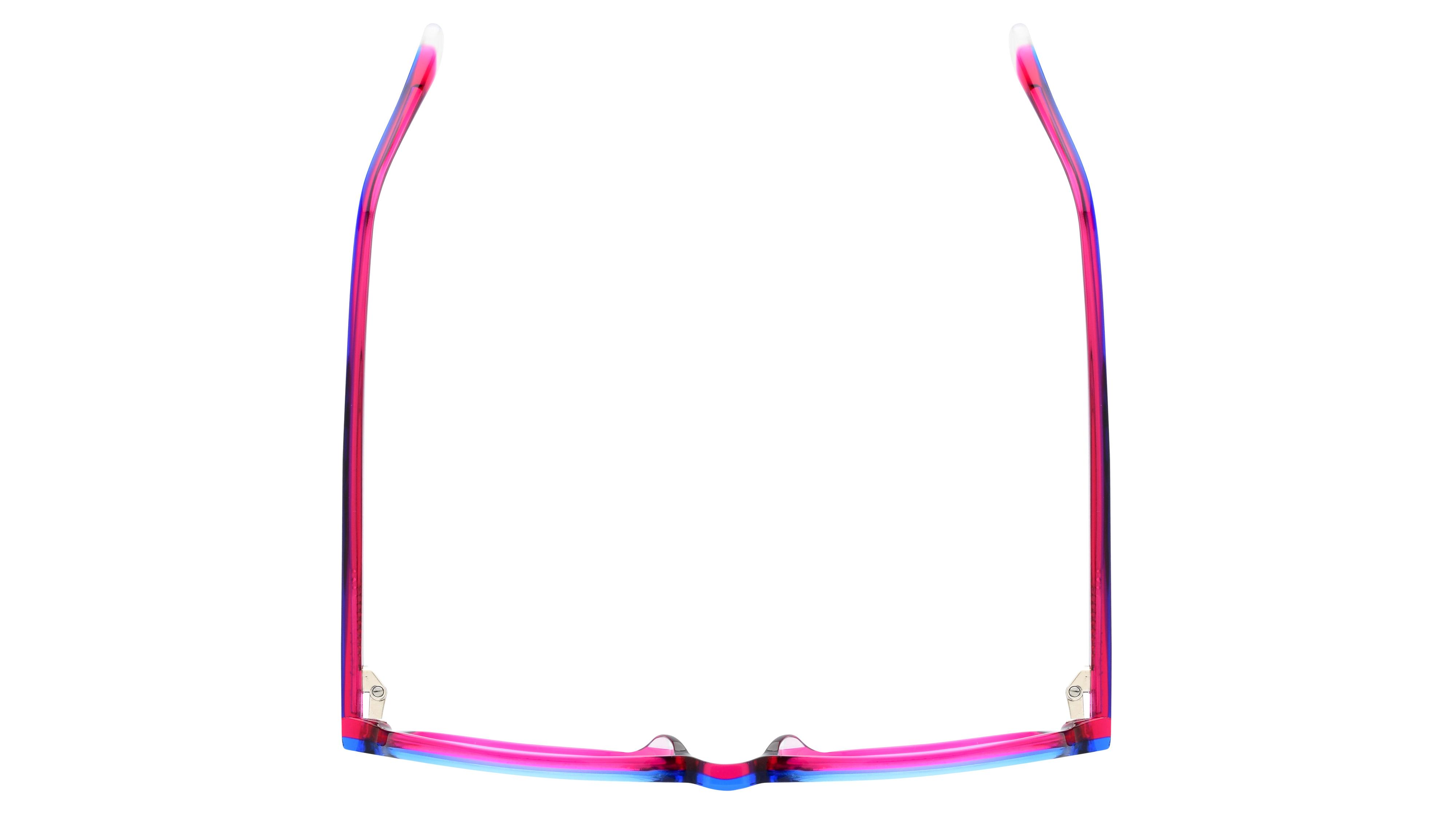 Lunettes de vue Lunatic Femme Rose Carré lun2601 Dessus