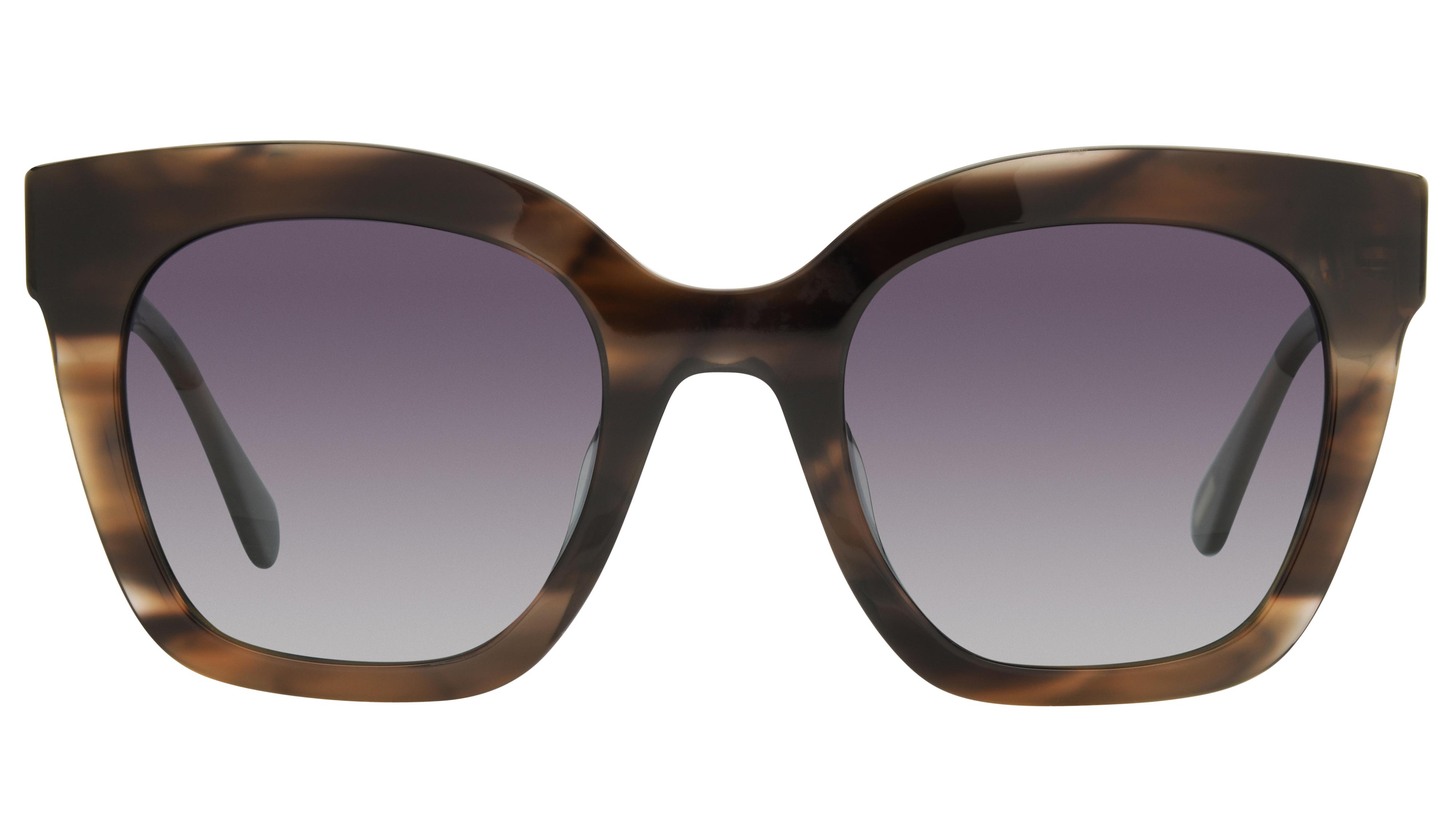 Lunettes de soleil Pol&Sun Femme Marron Papillon Pos2604 Face