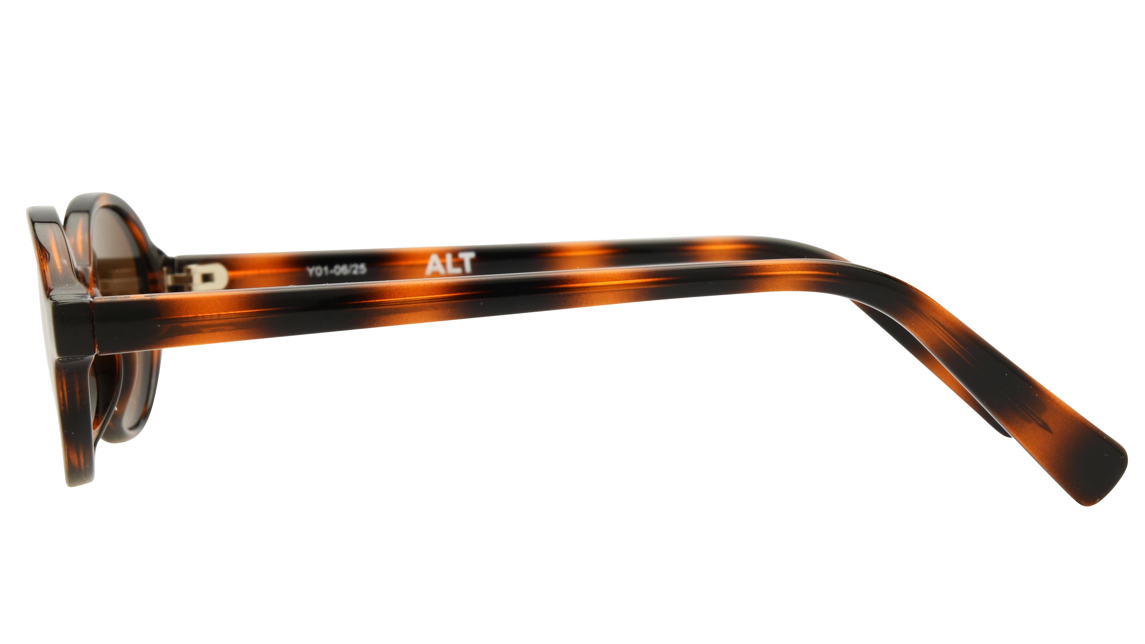 Lunettes de soleil Alternance Femme Ecaille Ovale Alt26206 Gauche