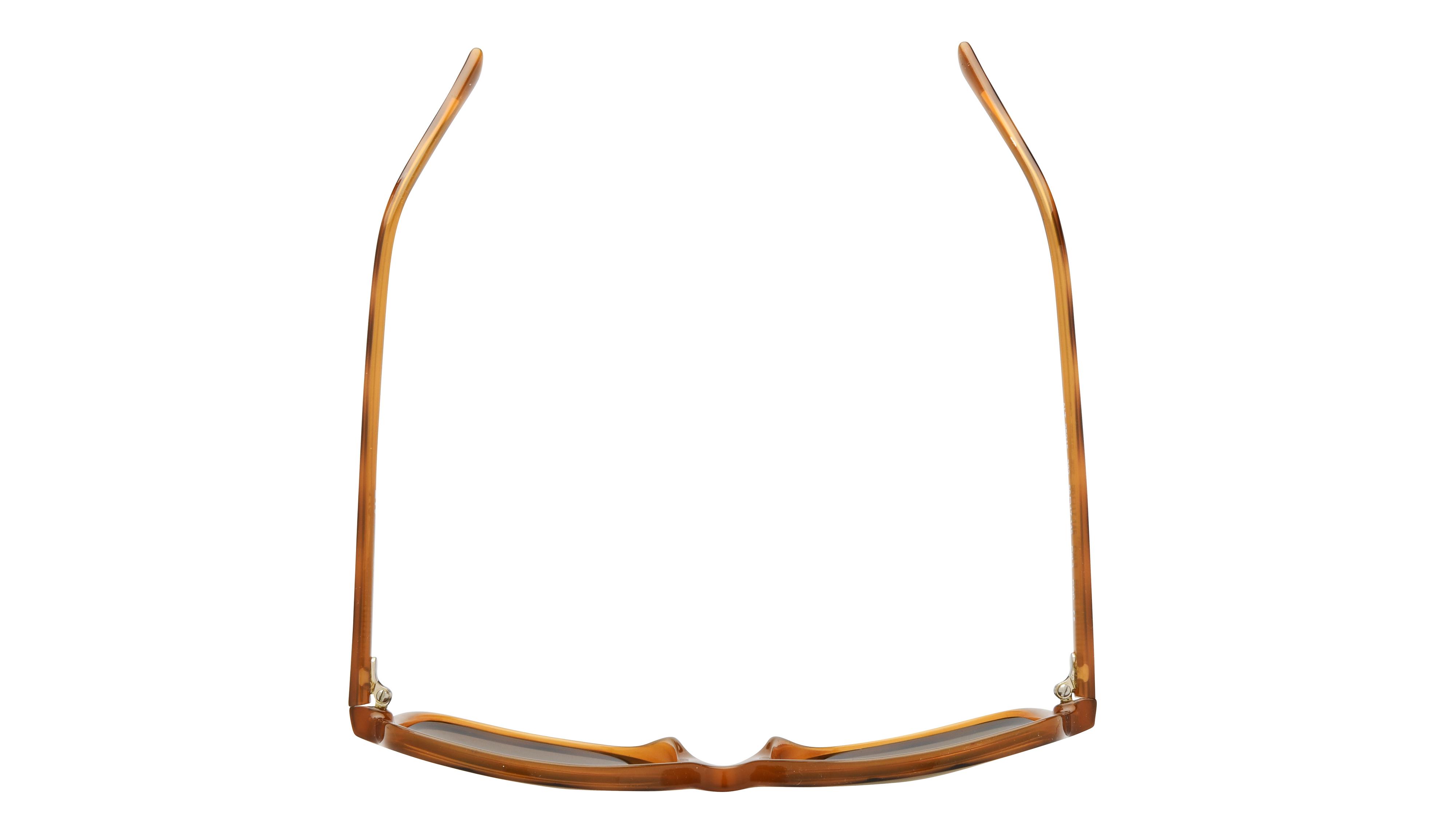 Lunettes de soleil Alternance Femme Ecaille Rectangle alt25215 Dessus