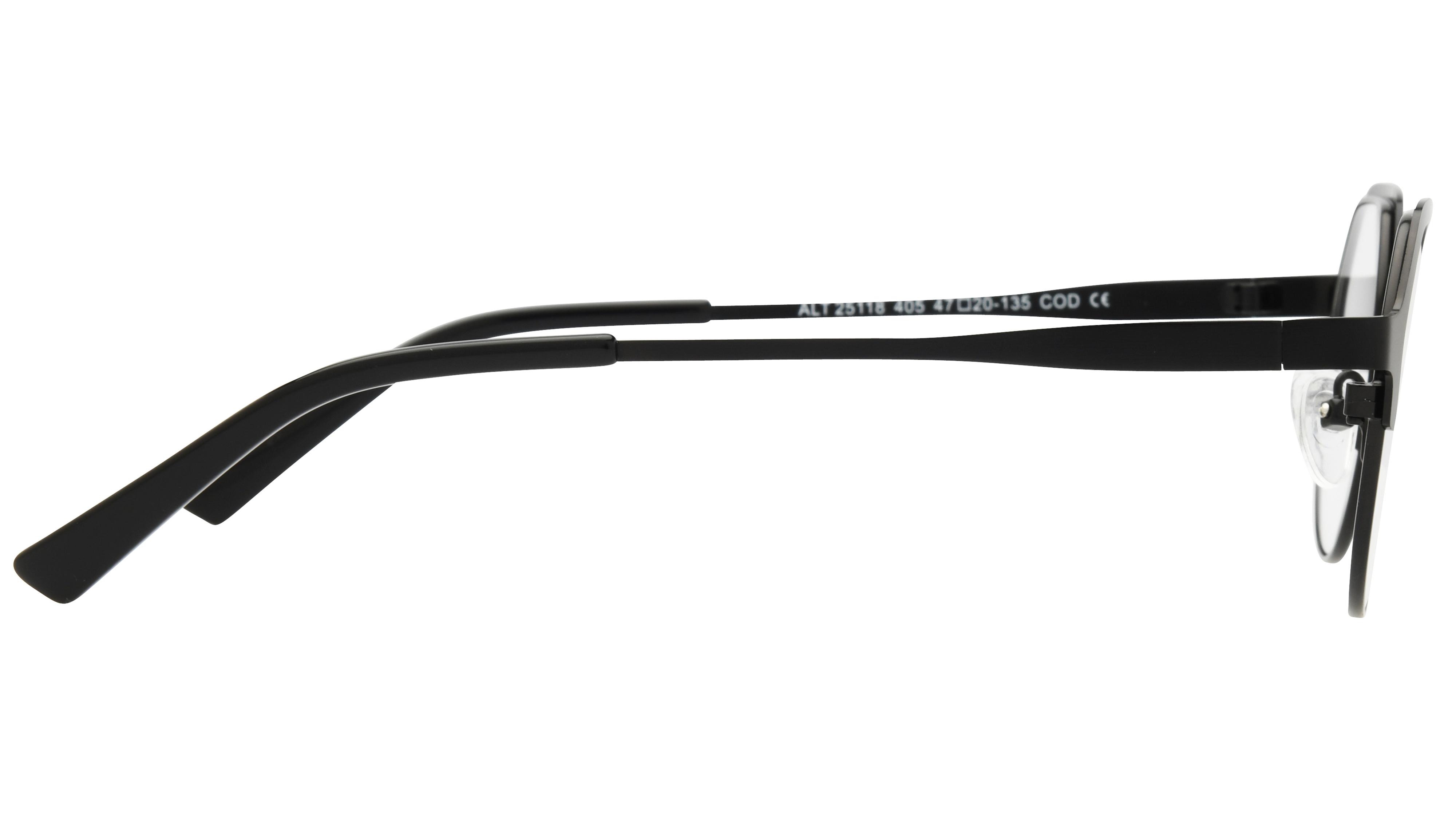 Lunettes de vue Alternance Enfant Noir Ronde alt25118 Droite