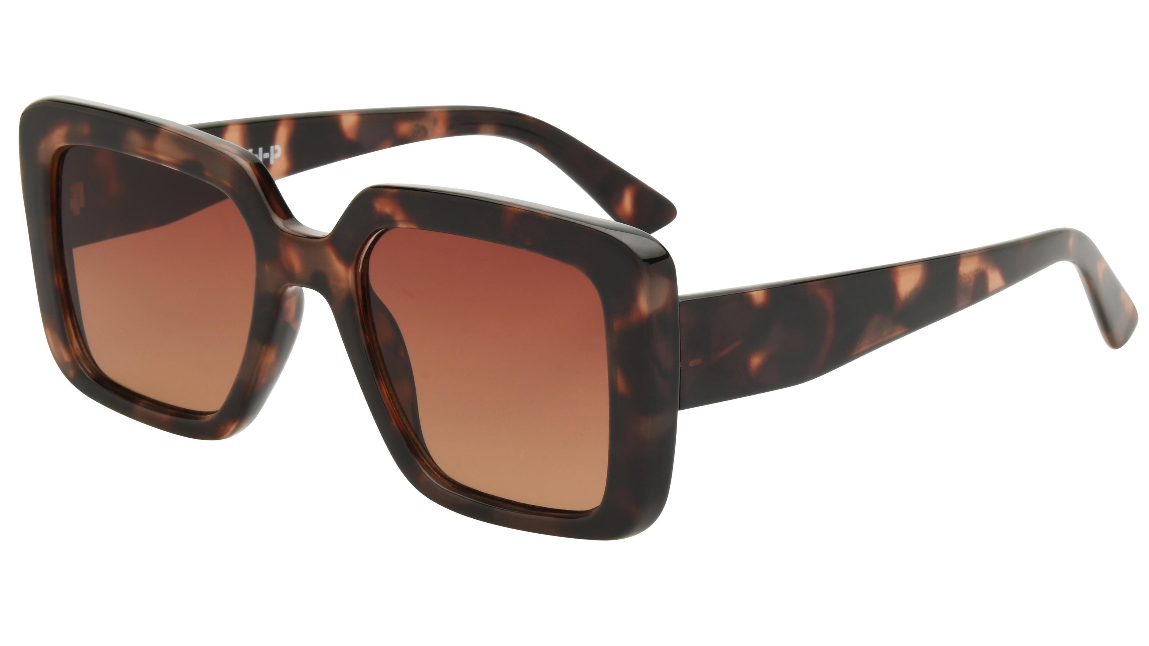 Lunettes de soleil VIP Femme Ecaille Rectangle vip2608 Trois-Quart