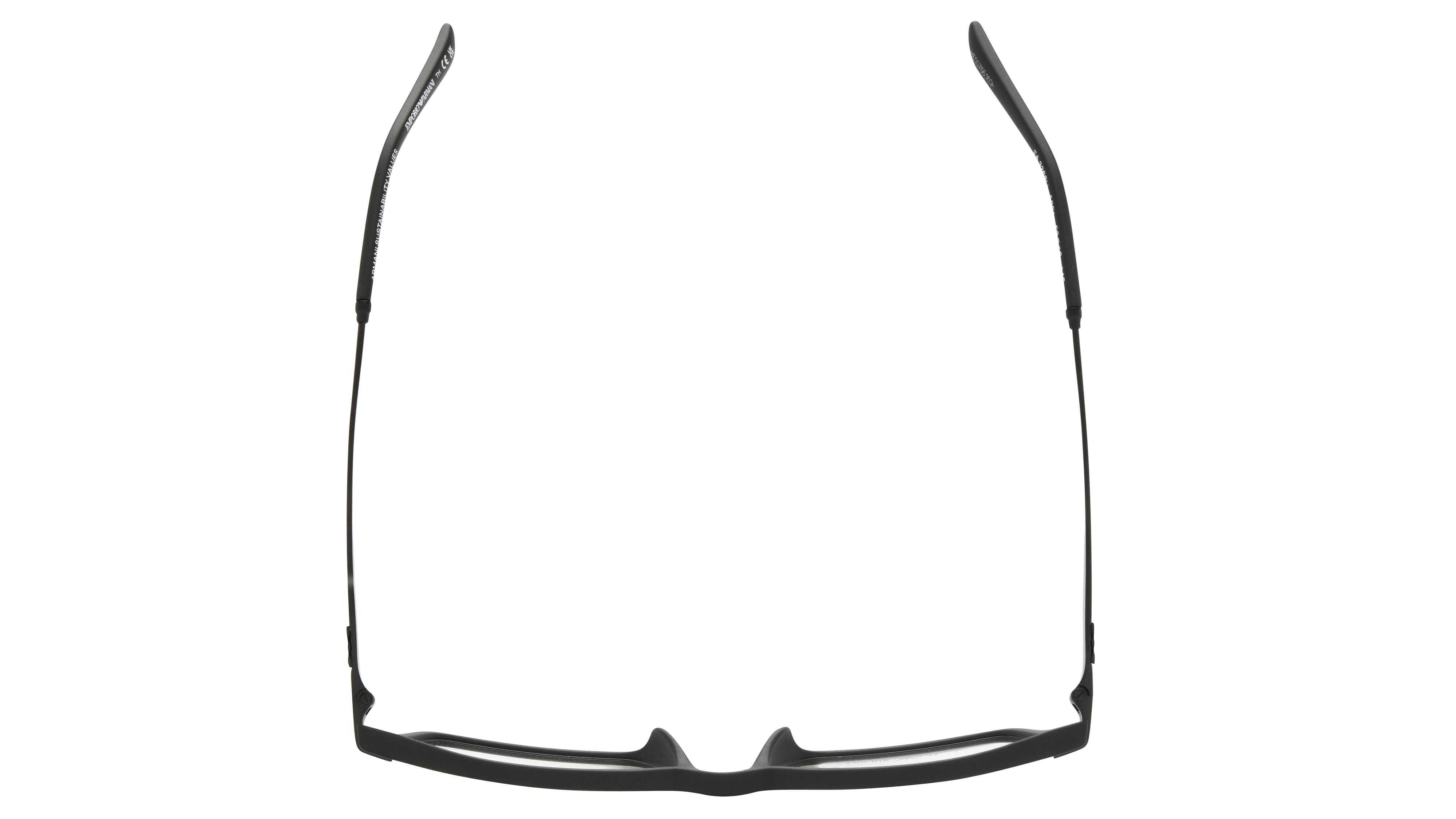 Lunettes de vue Emporio Armani Homme Noir Rectangle ea3268u Dessus