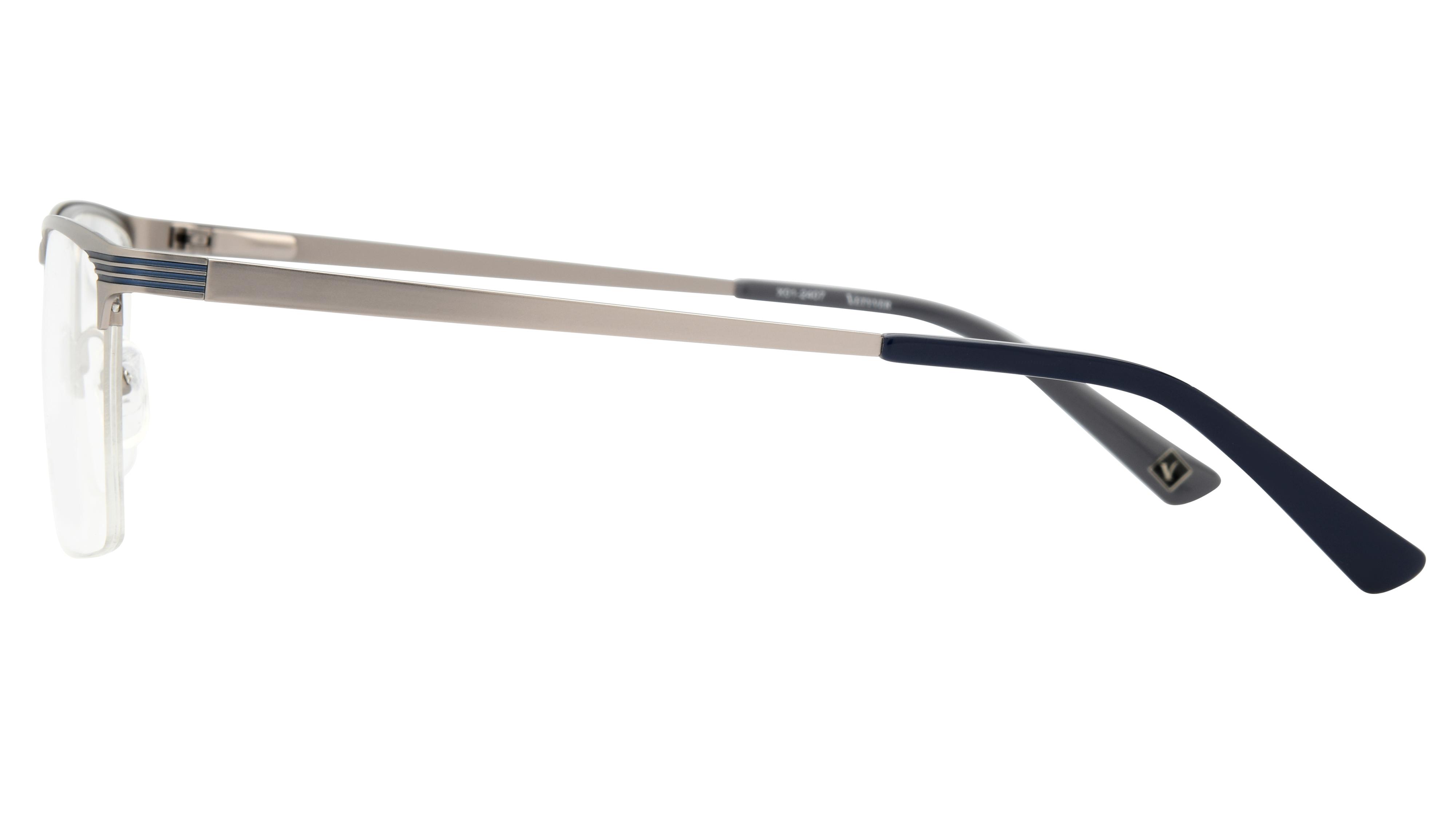 Lunettes de vue Vetyver Homme Gris Rectangle ve2501h Gauche