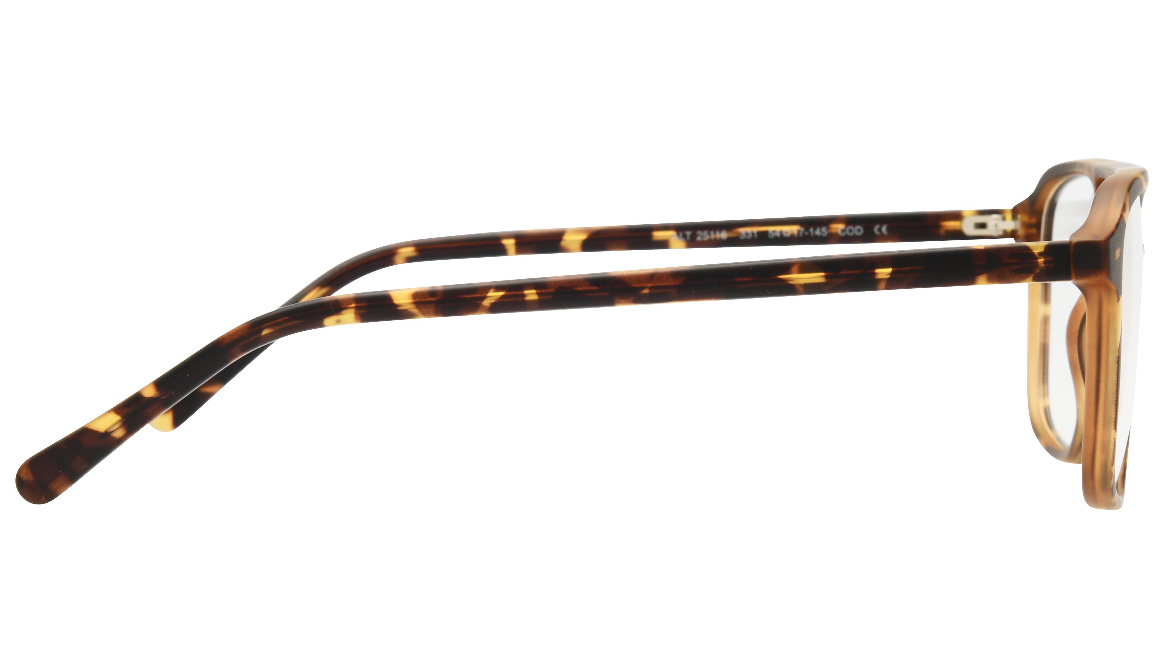 Lunettes de vue Alternance Homme Ecaille Aviateur alt25116 Droite