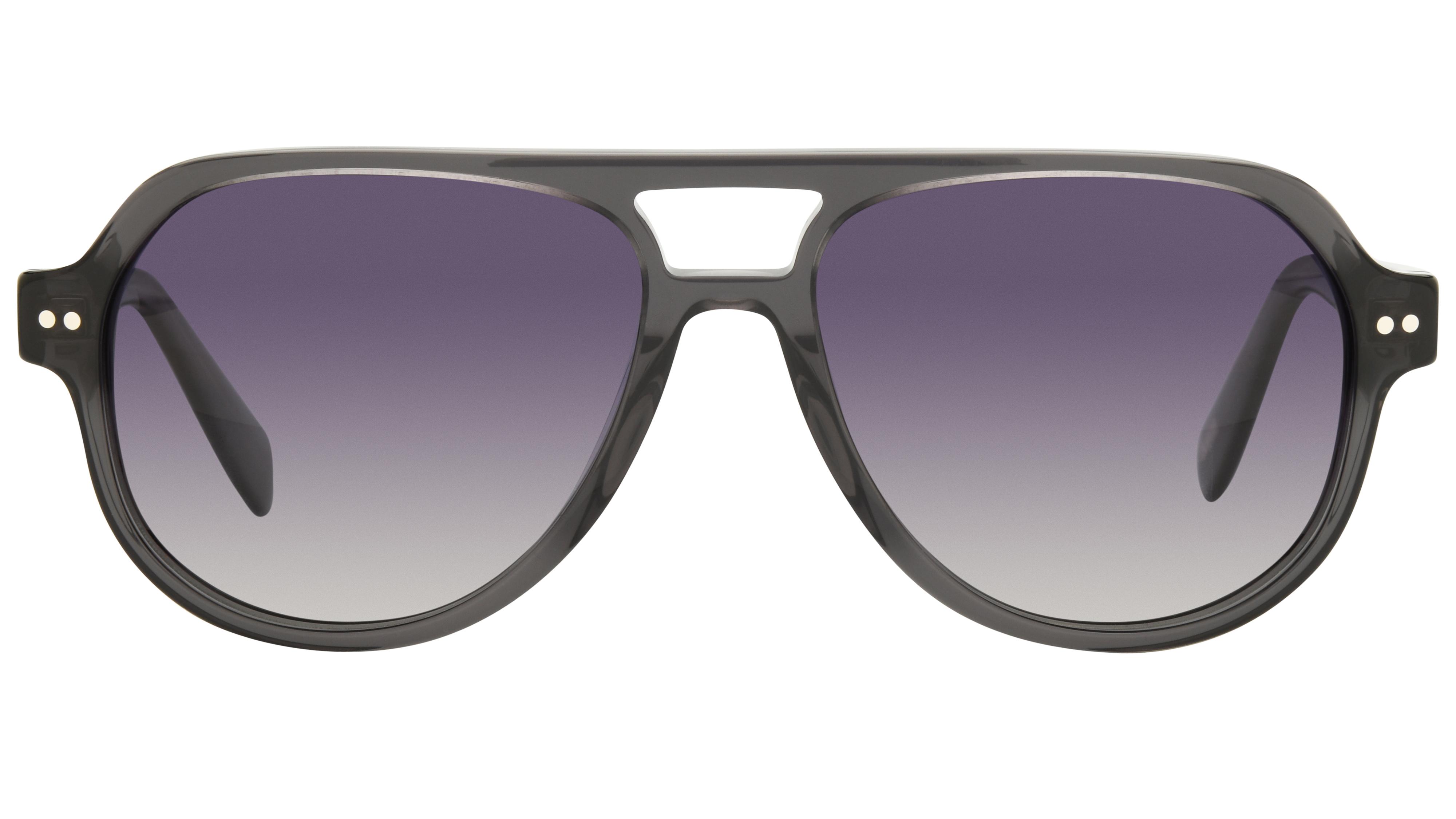 Lunettes de soleil Pol&Sun Homme Gris Aviateur Pos2607 Face