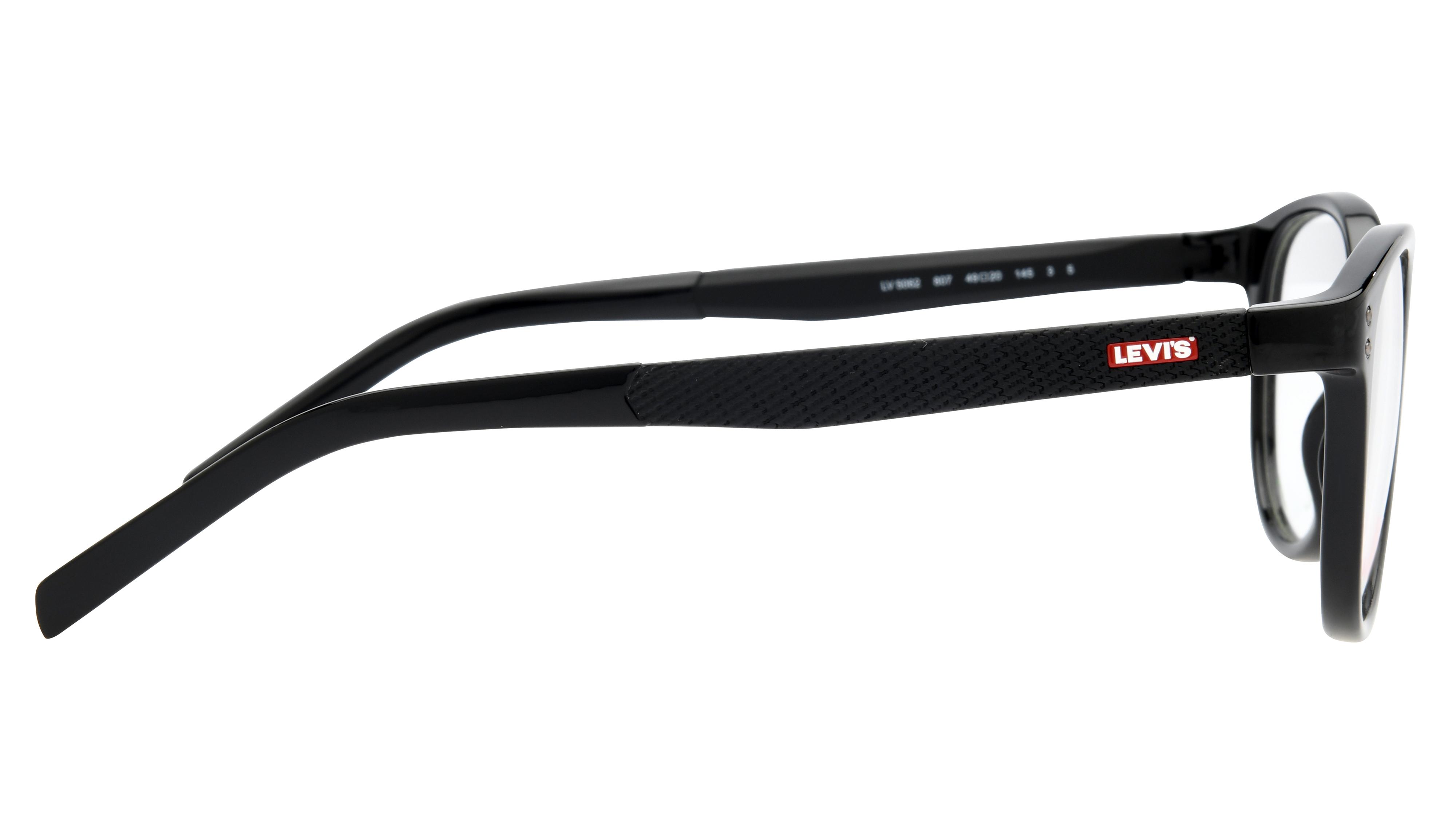 Lunettes de vue Levi's Homme Noir Pantos Lv5062 Droite