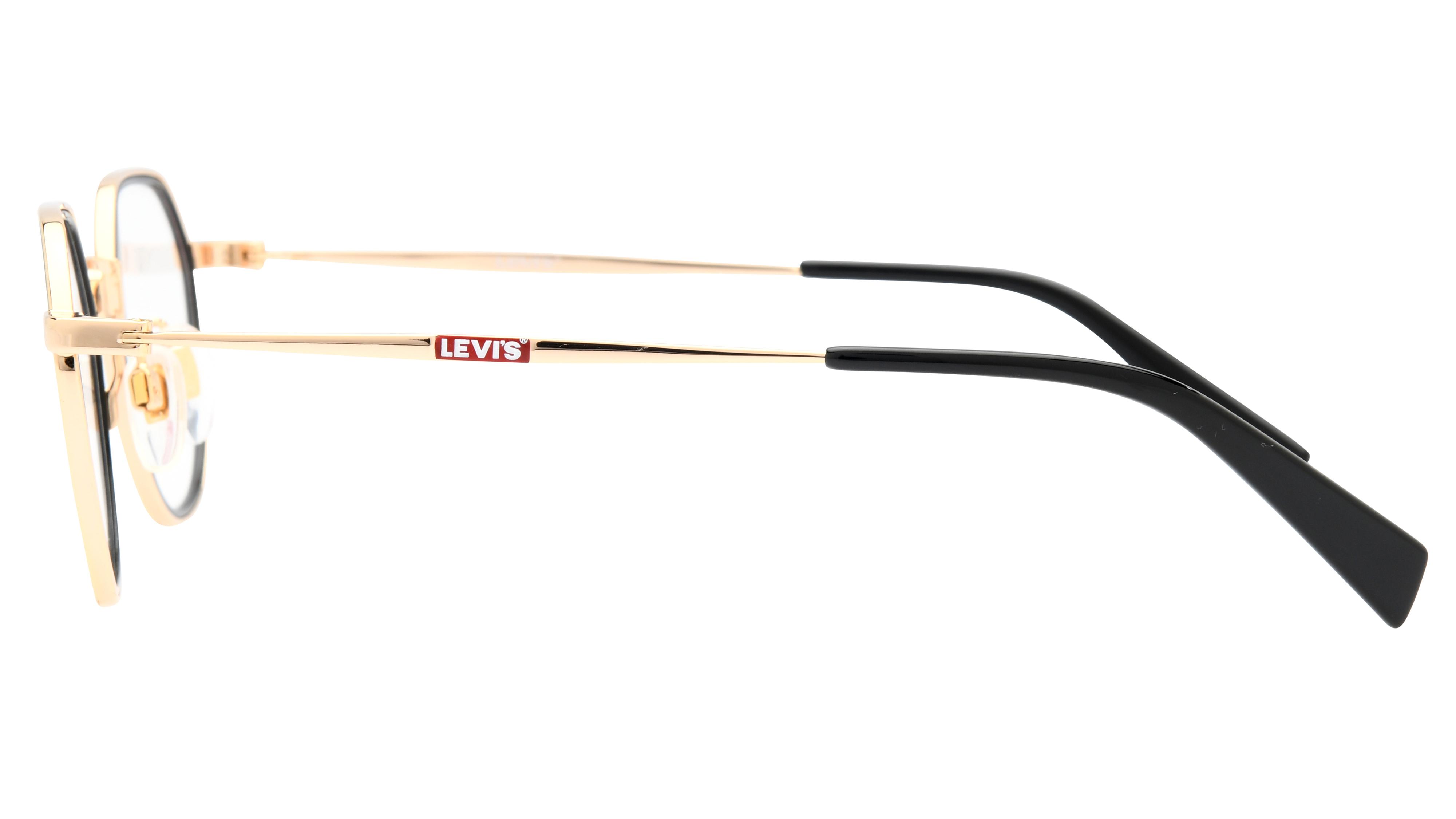 Lunettes de vue Levi s Lv1069 Rhl Or Brillant Ronde Le Collectif des Lunetiers