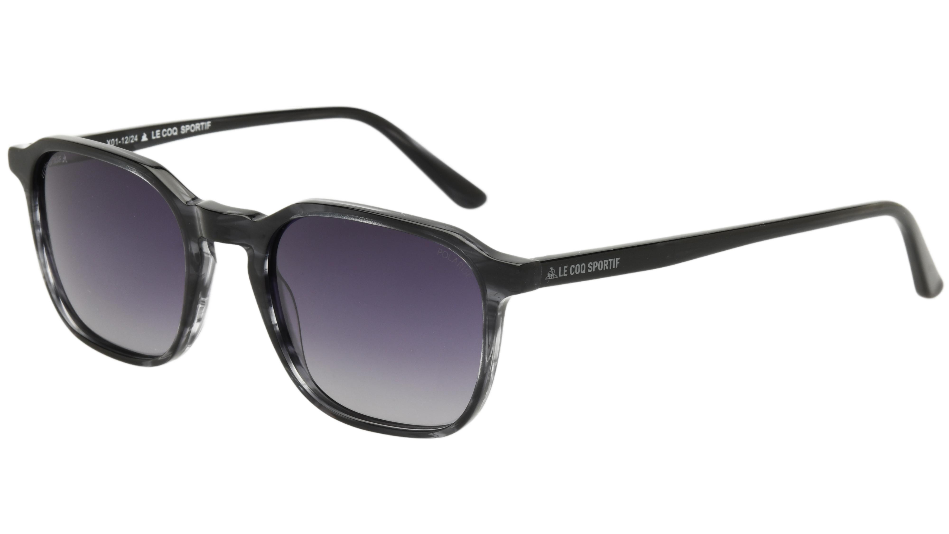Lunettes de soleil Le Coq Sportif Homme Gris Rectangle Lcs2406/S Trois-Quart