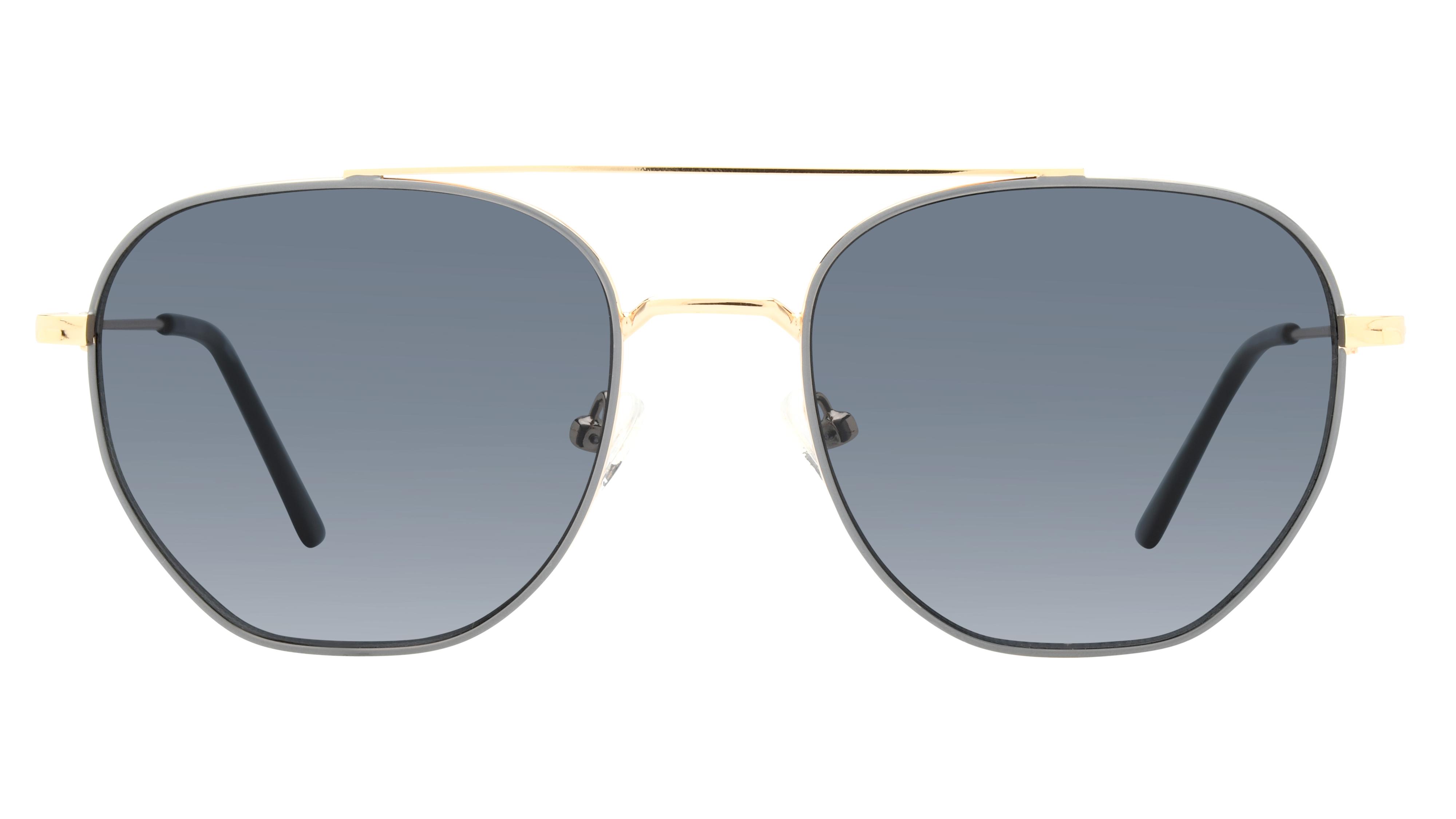 Lunettes de soleil Alternance Homme Or Carré Alt24208 Face