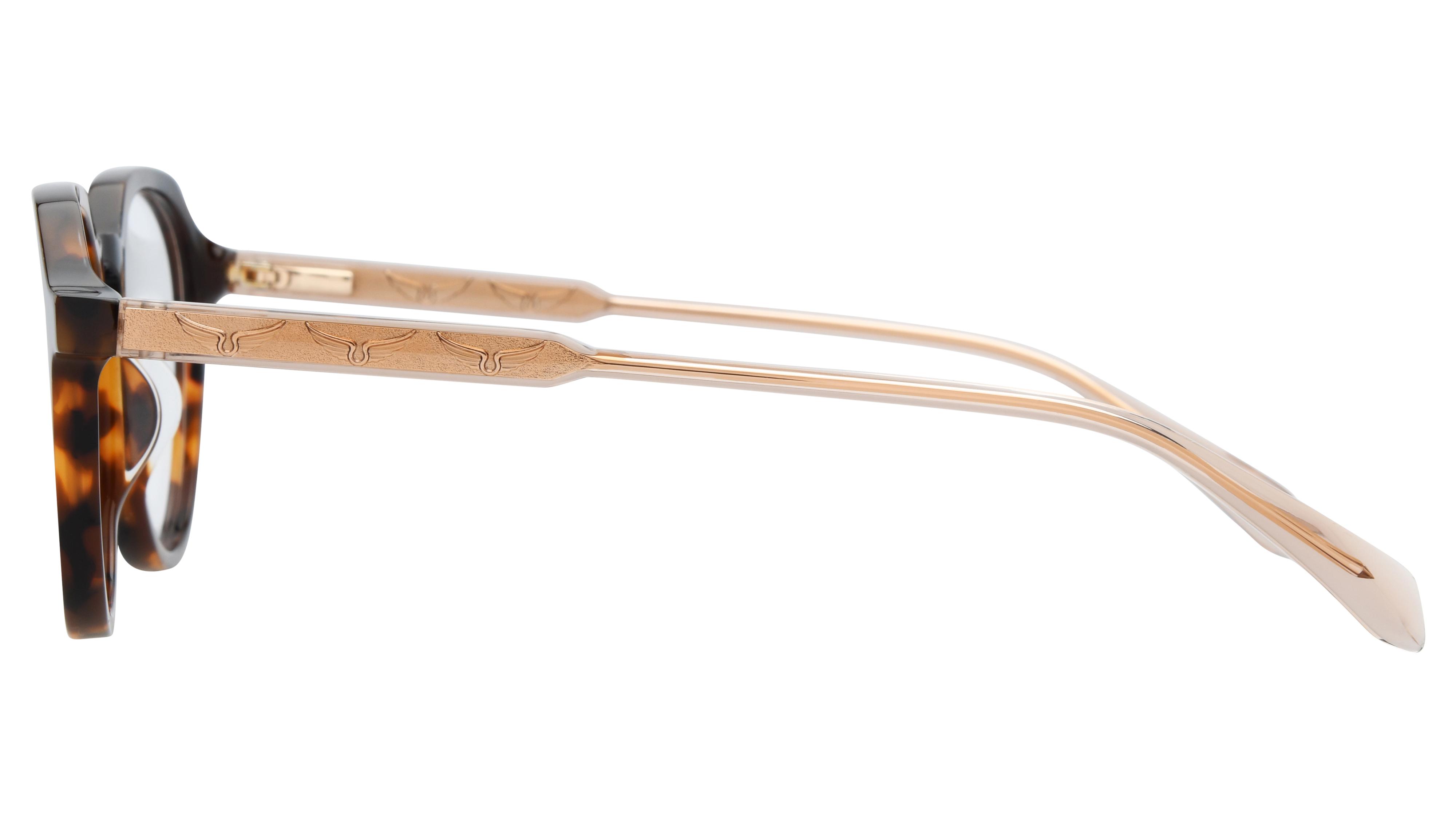 Lunettes de vue Zadig & Voltaire Femme Ecaille Pantos VZV499 Gauche