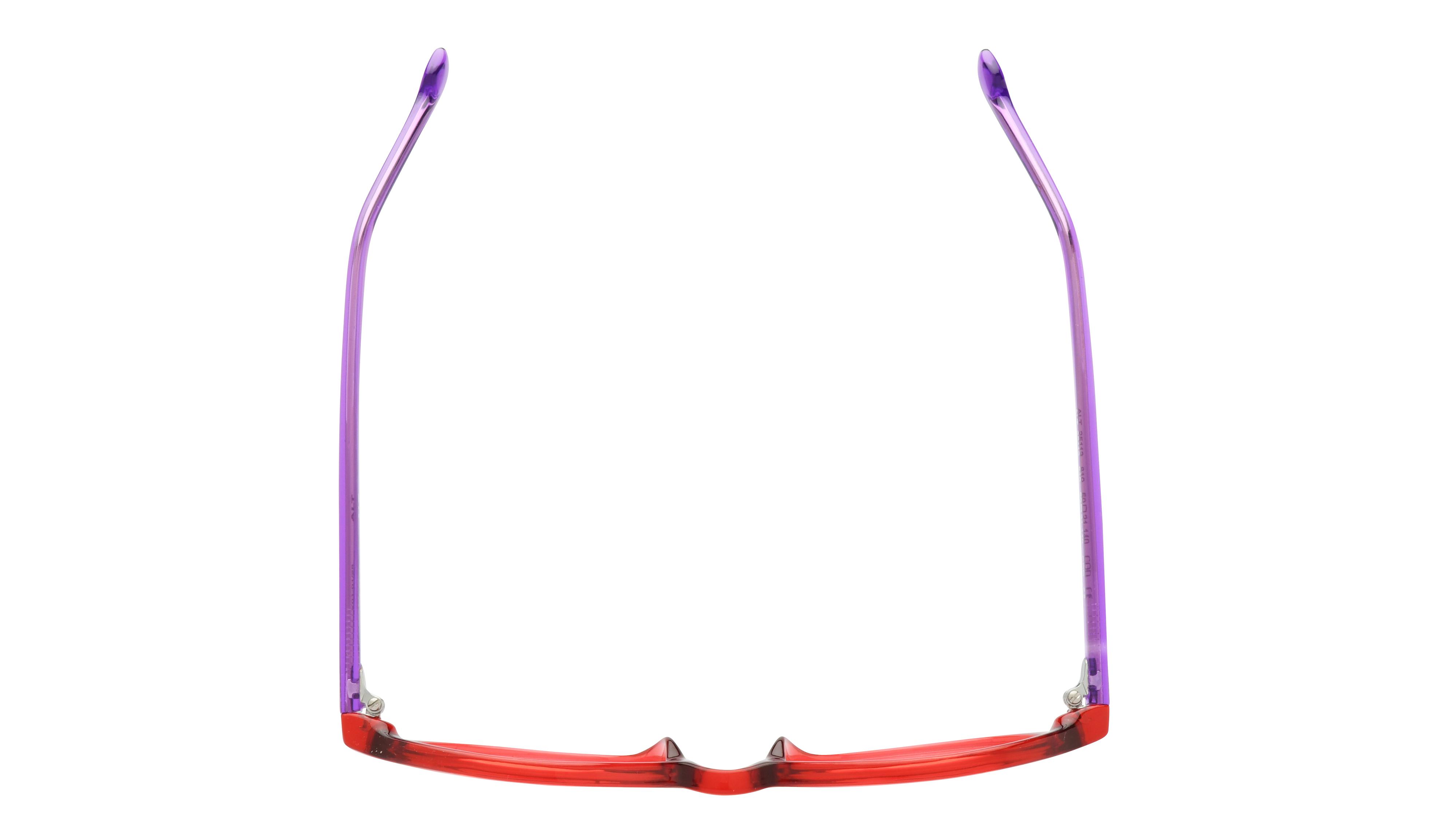 Lunettes de vue Alternance Femme Rose Carré alt25113 Dessus