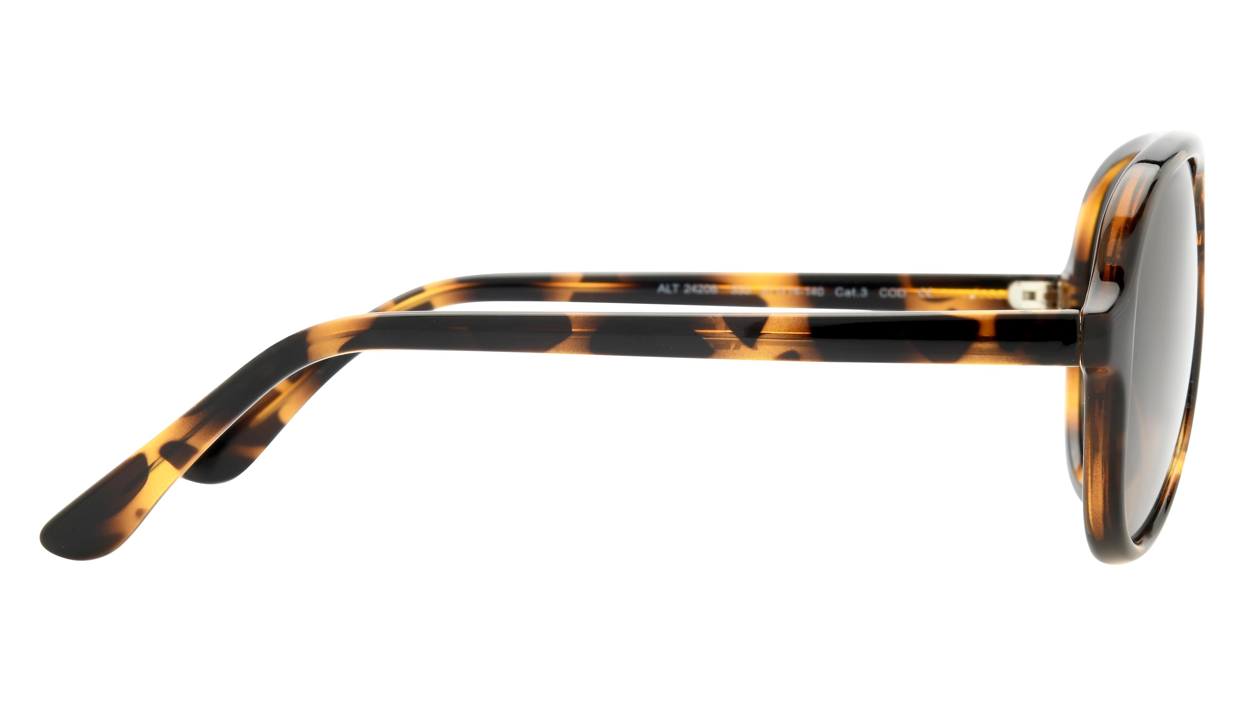 Lunettes de soleil Alternance Homme Ecaille Aviateur Alt24206 Droite