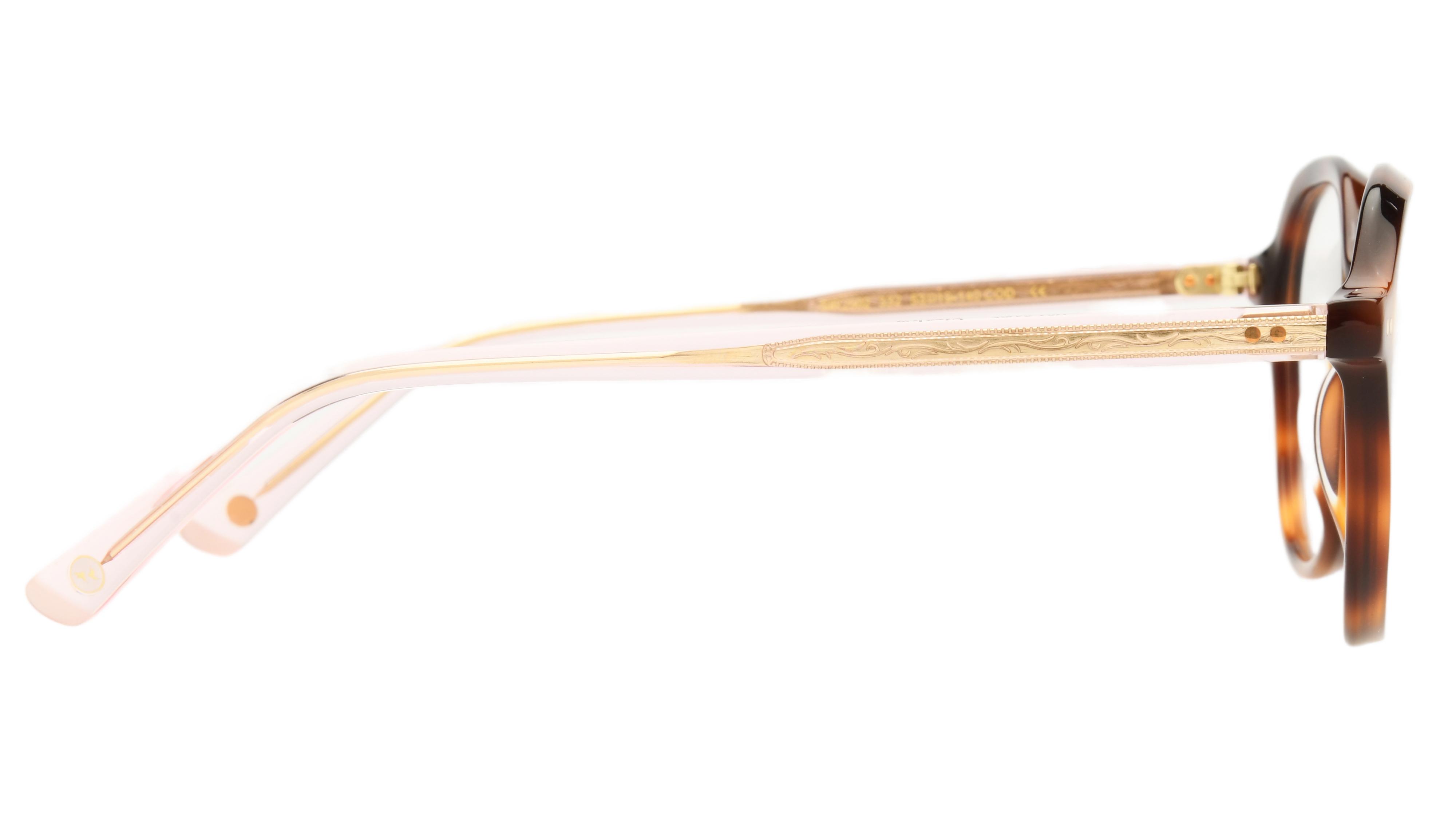 Lunettes de vue Siralya Femme Ecaille Ronde Sir2502 Droite