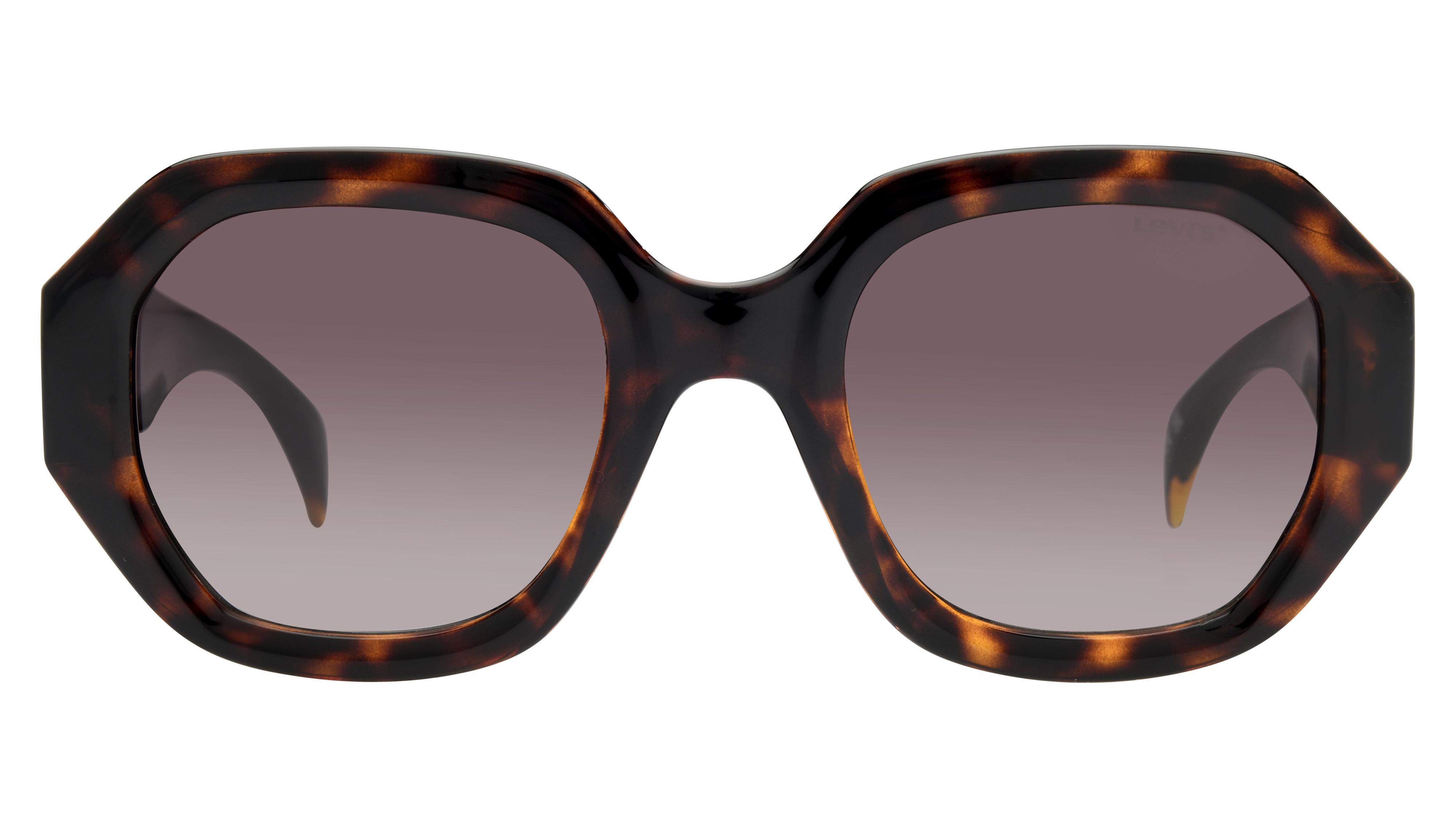 Lunettes de soleil Levi's Femme Ecaille Rectangle Lv1066/S Face