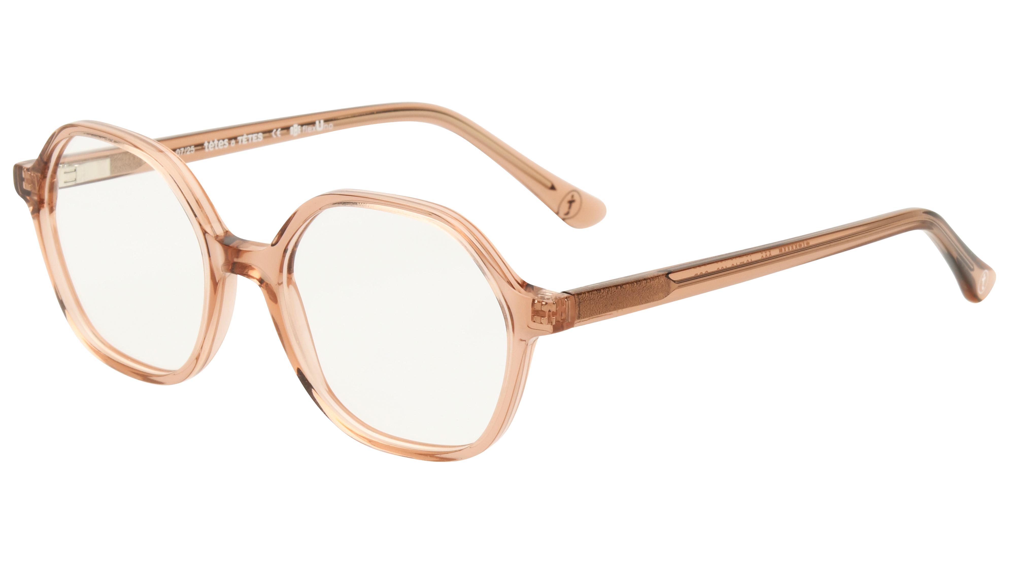 Lunettes de vue têtes à TETES Enfant Marron Tonneau Tat2602E Trois-Quart