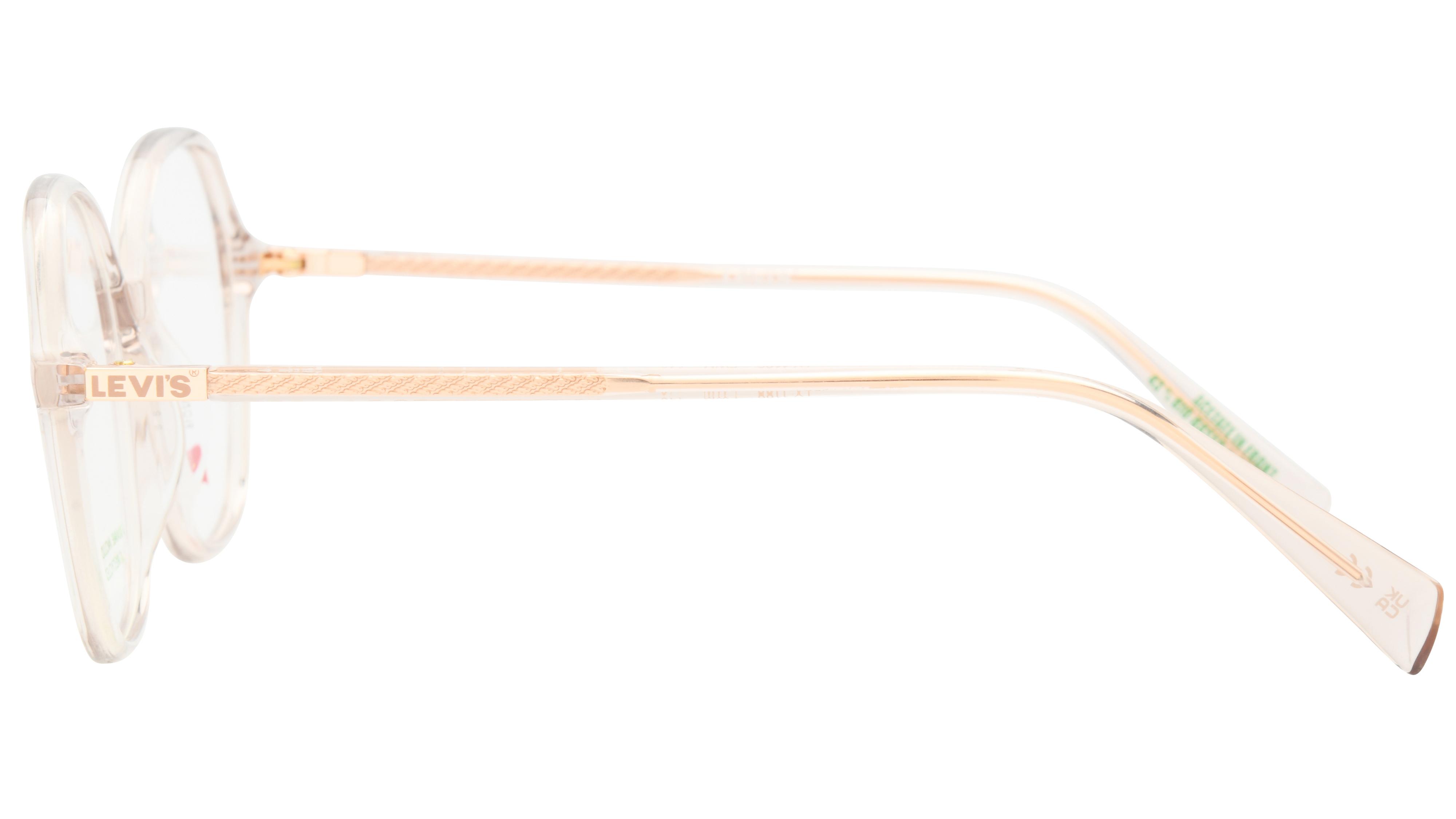 Lunettes de vue Levi's Femme Marron Ronde lv1106 Gauche