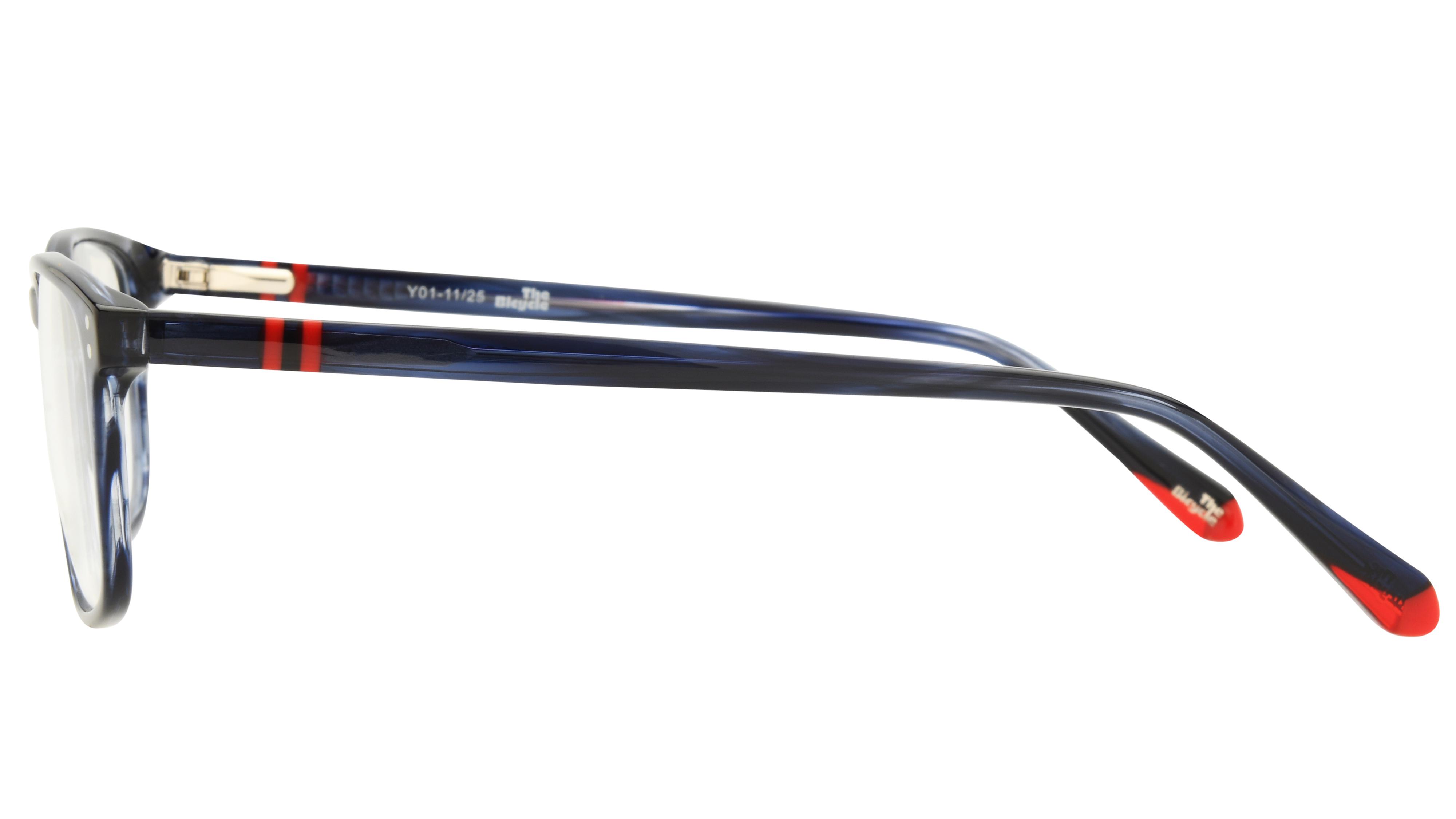 Lunettes de vue The Bicycle Homme Bleu Rectangle bic2603 Gauche