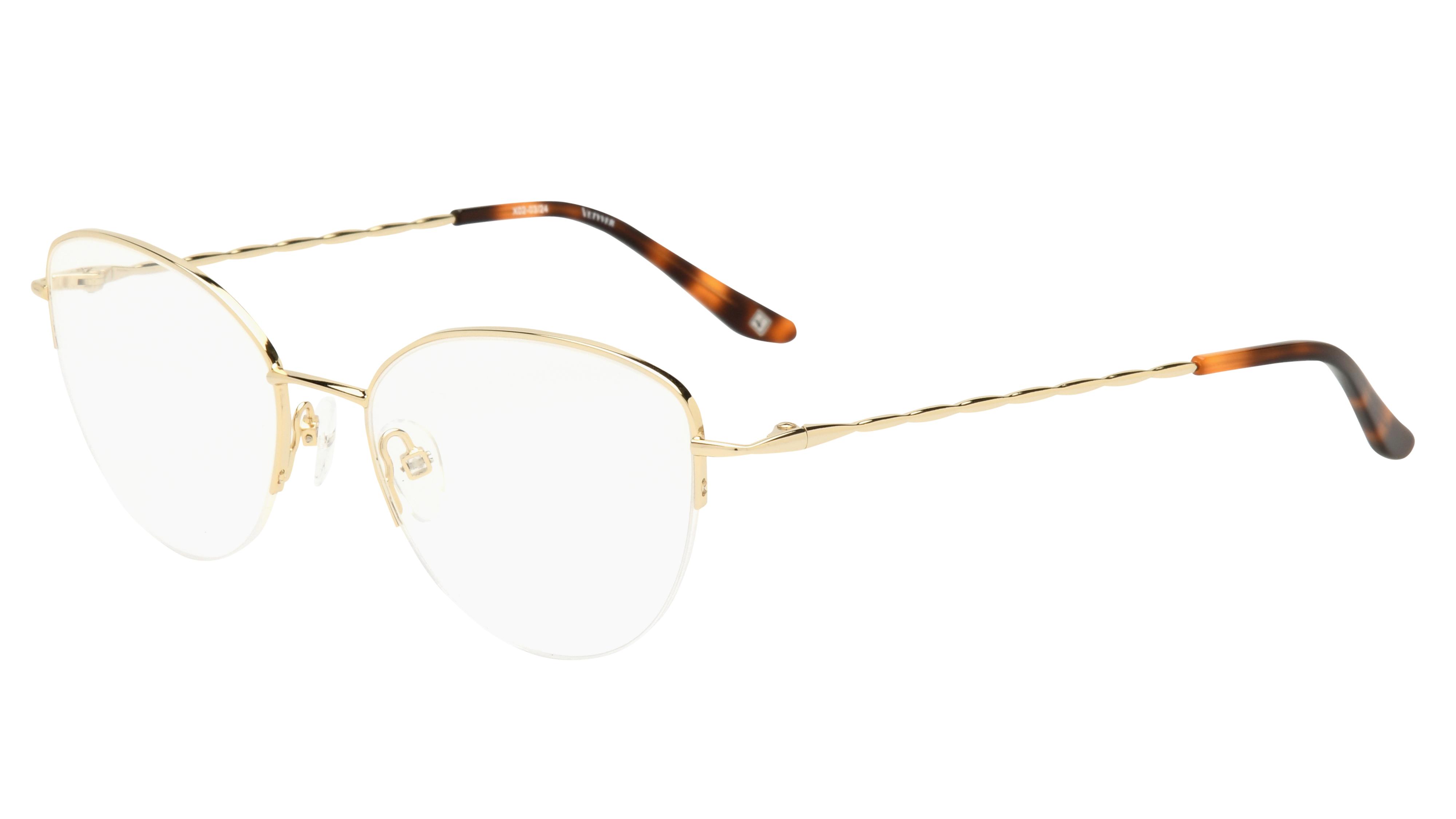 Lunettes de vue Vetyver Femme Or Papillon Ve2401F Trois-Quart