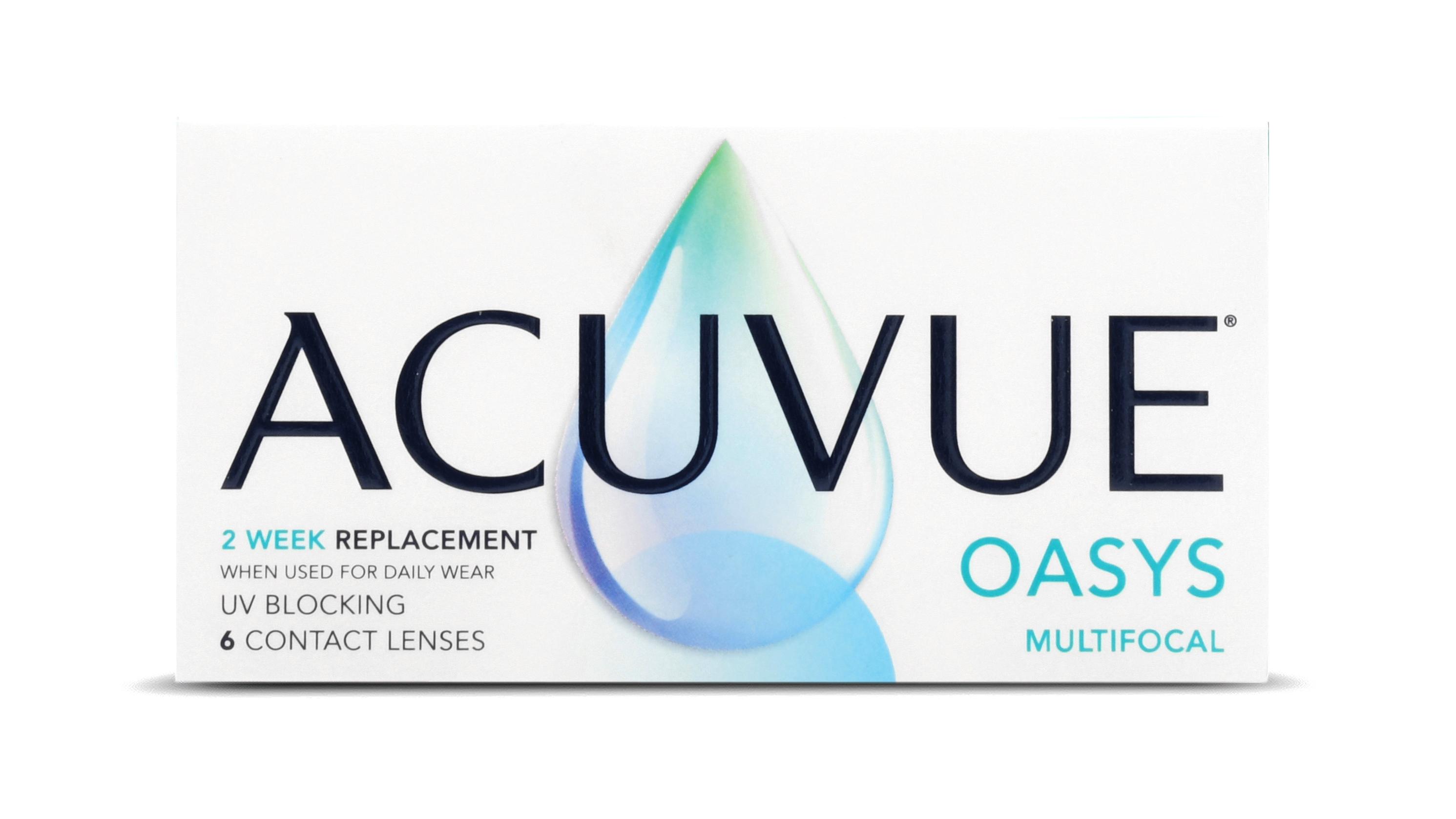 Lentilles de contact Acuvue Oasys multifocale Low Boîte de 6