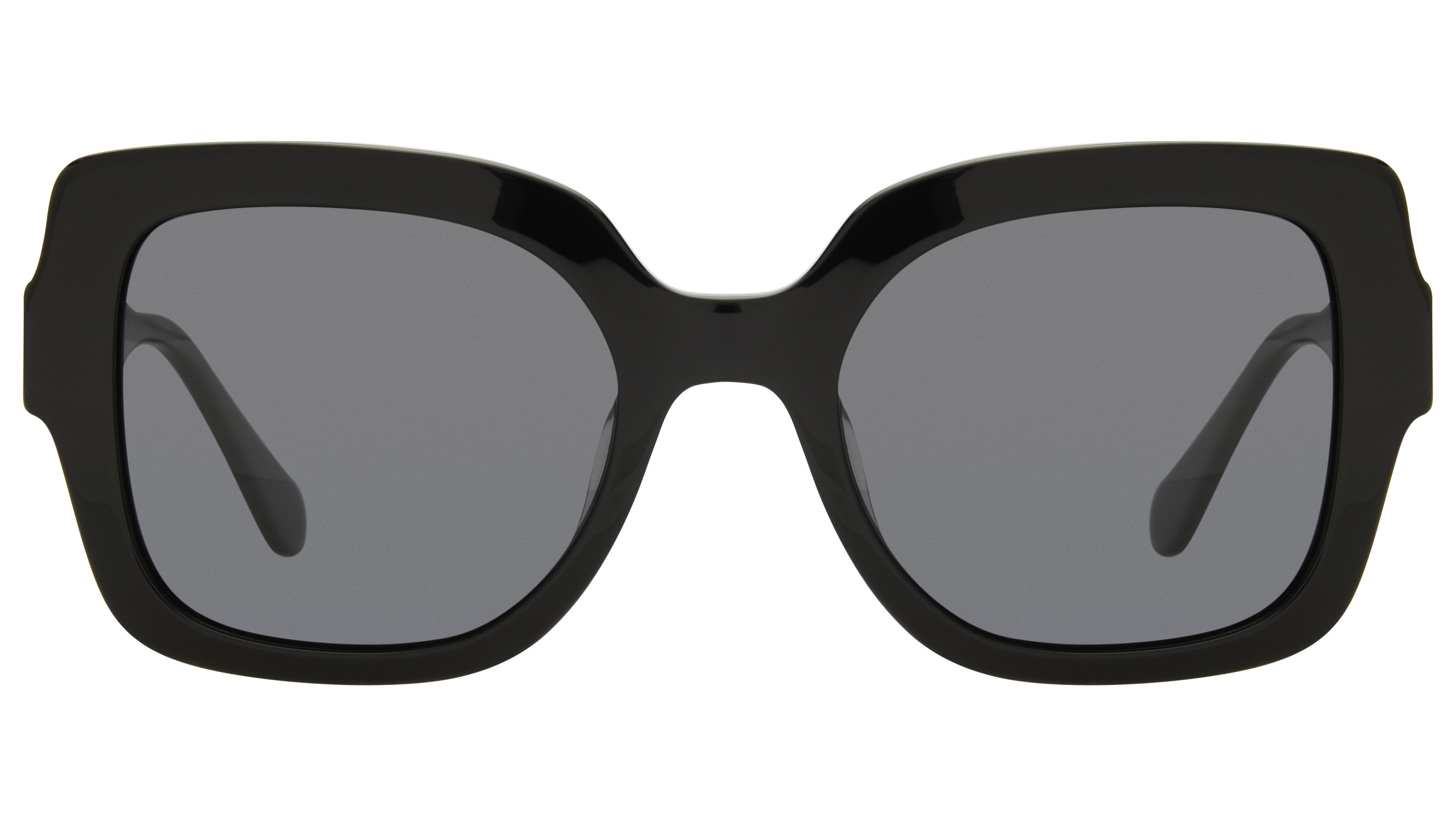 Lunettes de soleil Pol&Sun Femme Noir Carré pos2609 Face