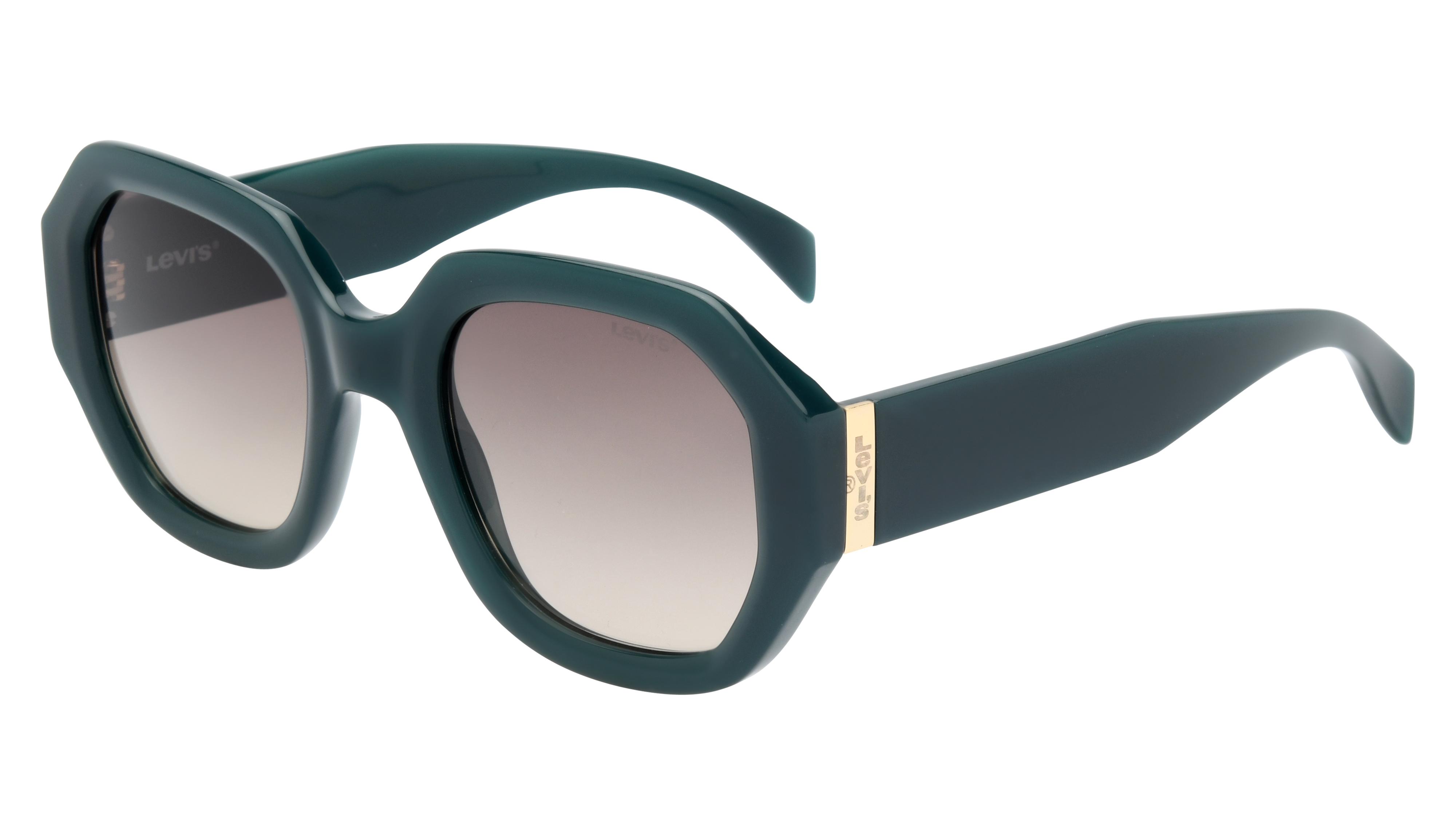 Lunettes de soleil Levi's Femme Vert Rectangle Lv1066/S Trois-Quart