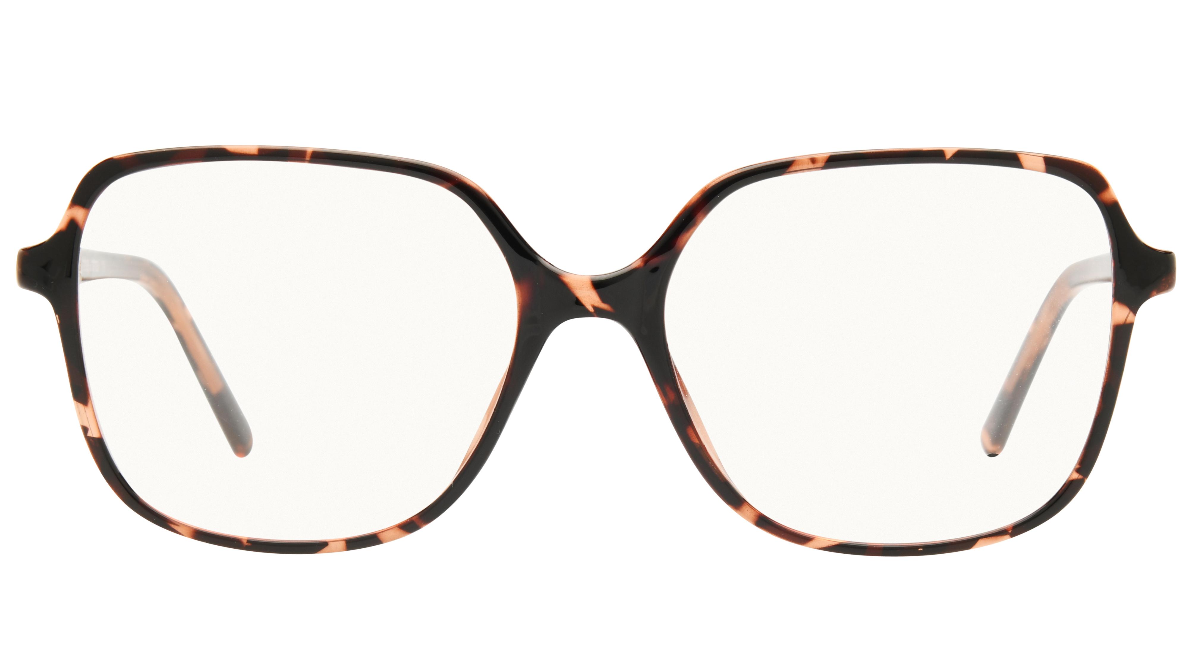 Lunettes de vue têtes à TETES Femme Ecaille Carré Tat2304 Face