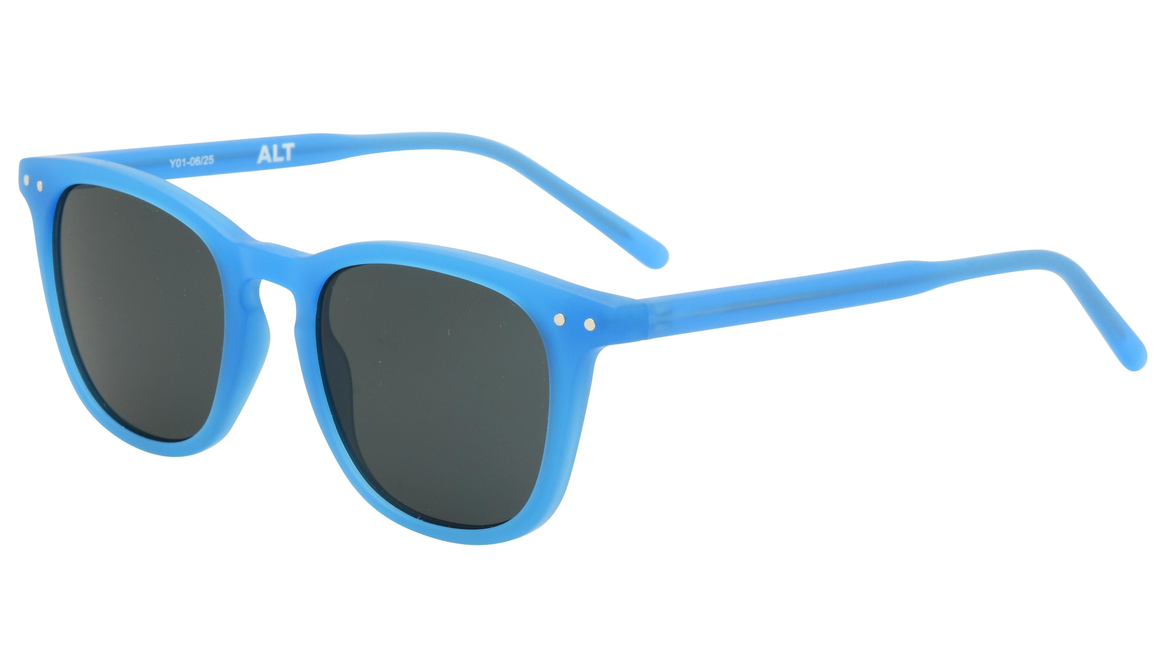 Lunettes de soleil Alternance Enfant Bleu Carré alt23211 Trois-Quart