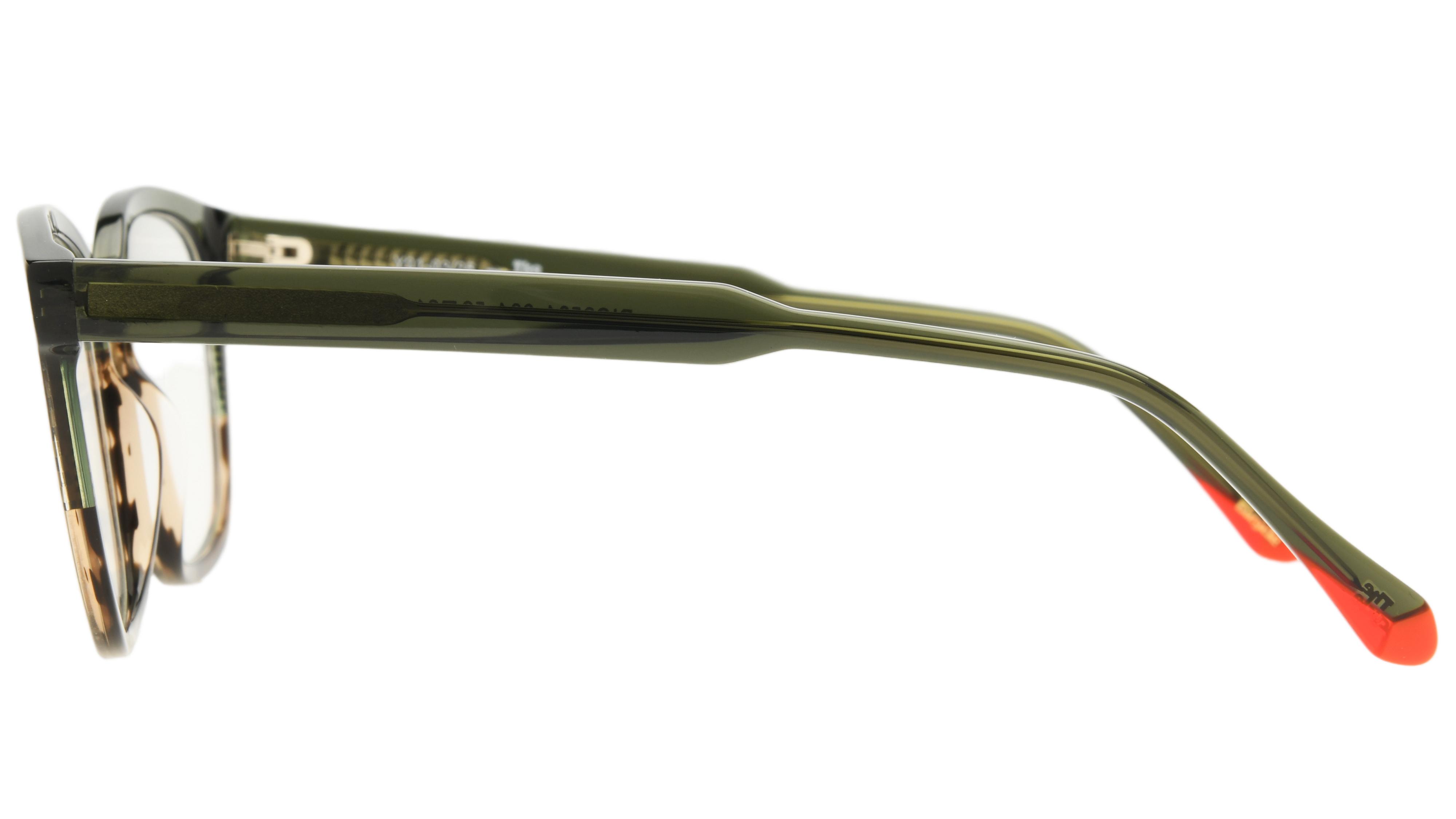 Lunettes de vue The Bicycle Homme Vert Rectangle Bic2504 Gauche