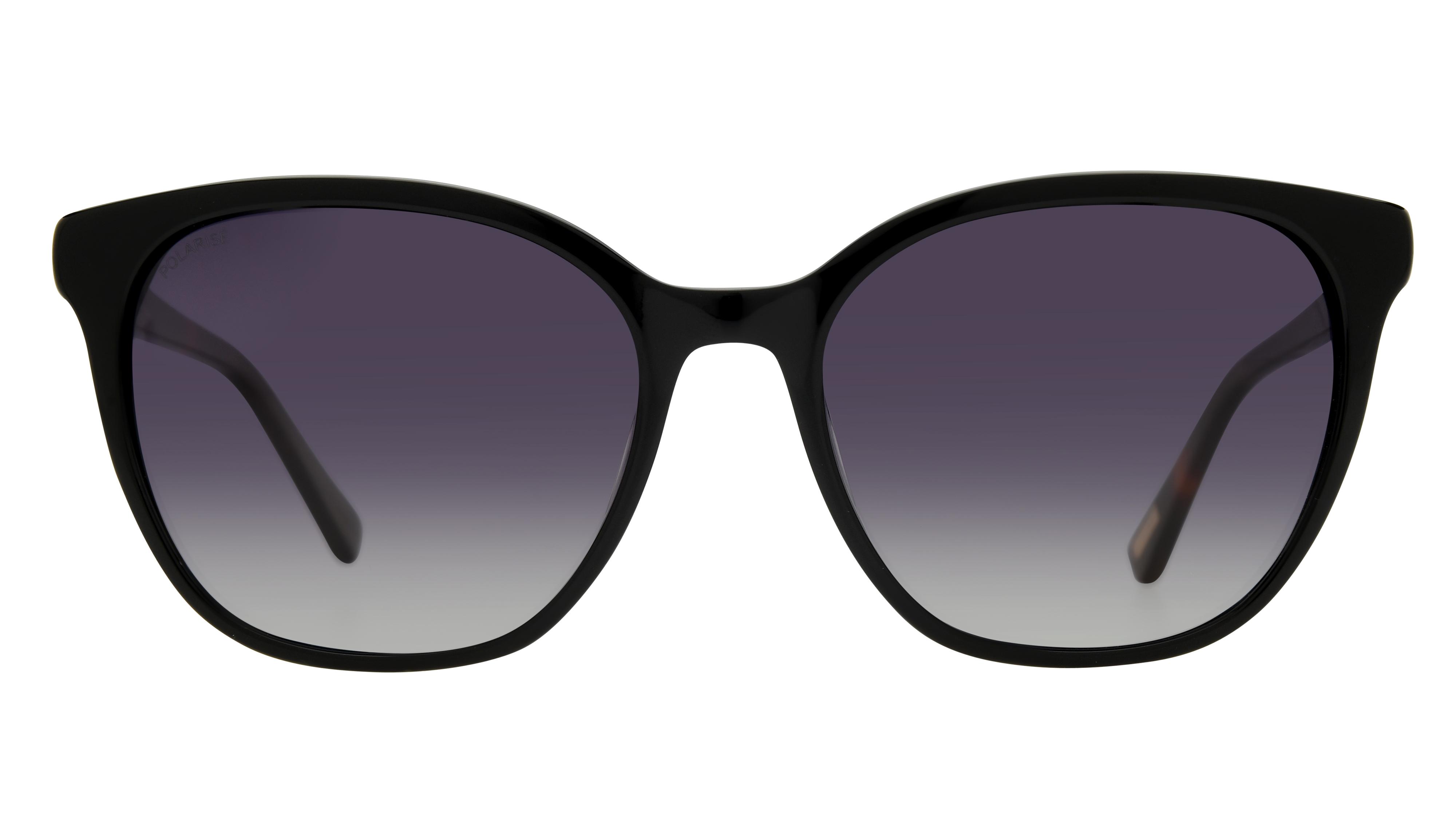 Lunettes de soleil Pol&Sun Femme Noir Carré Pos2513 Face