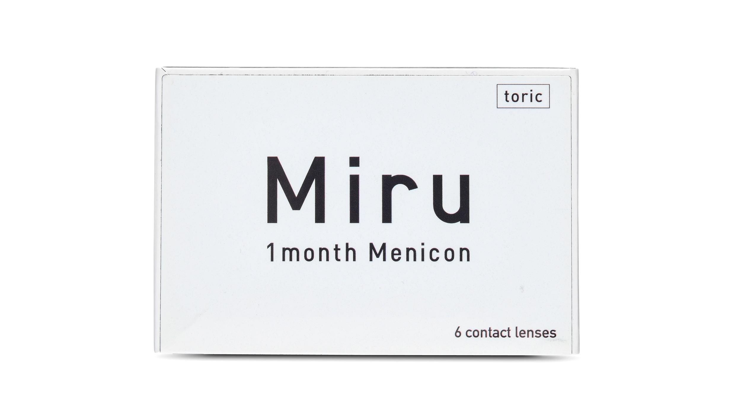 Lentilles de contact Miru 1 Month Toric Boîte de 6