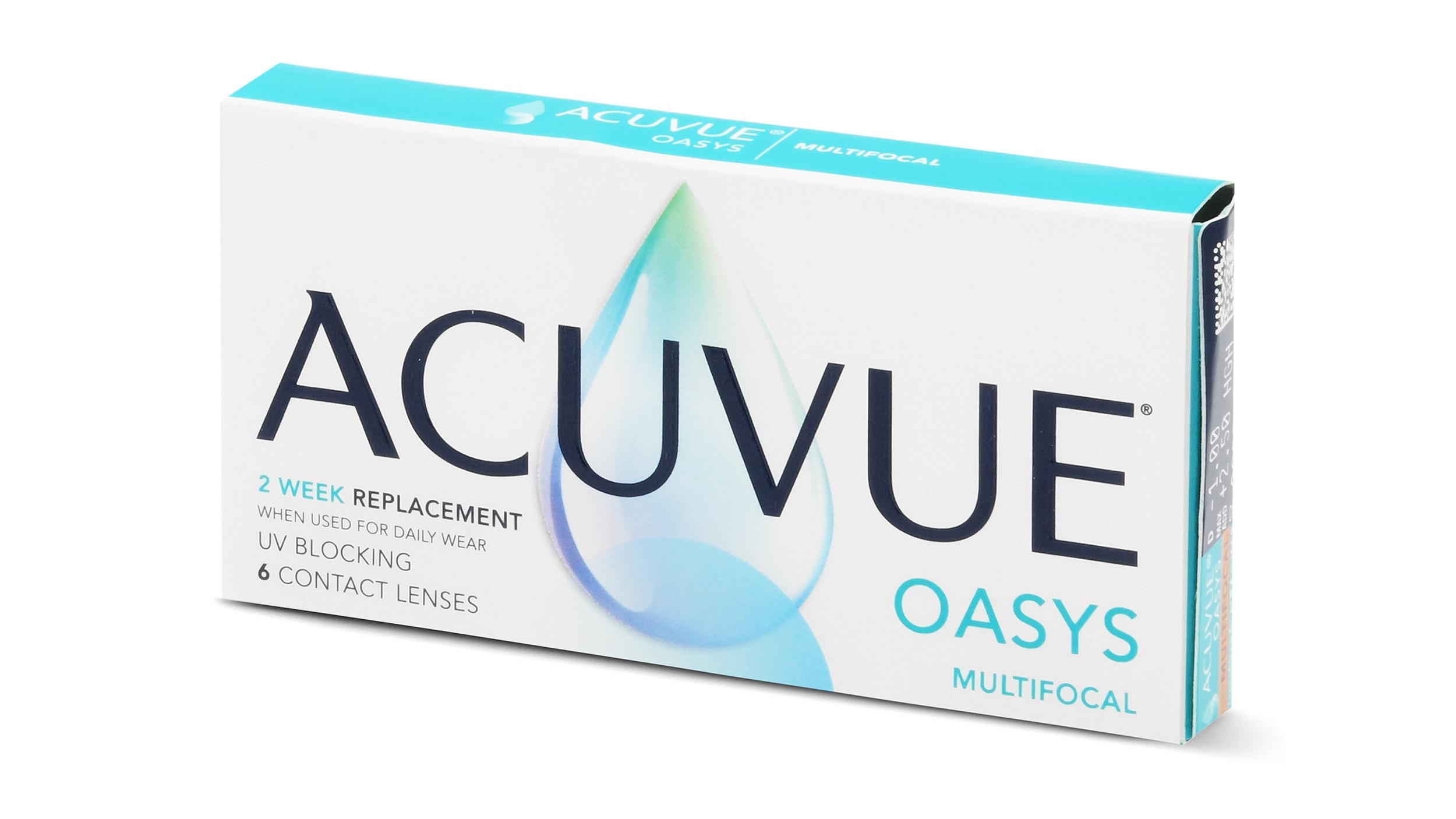 Lentilles de contact Acuvue Oasys multifocale Low Boîte de 6