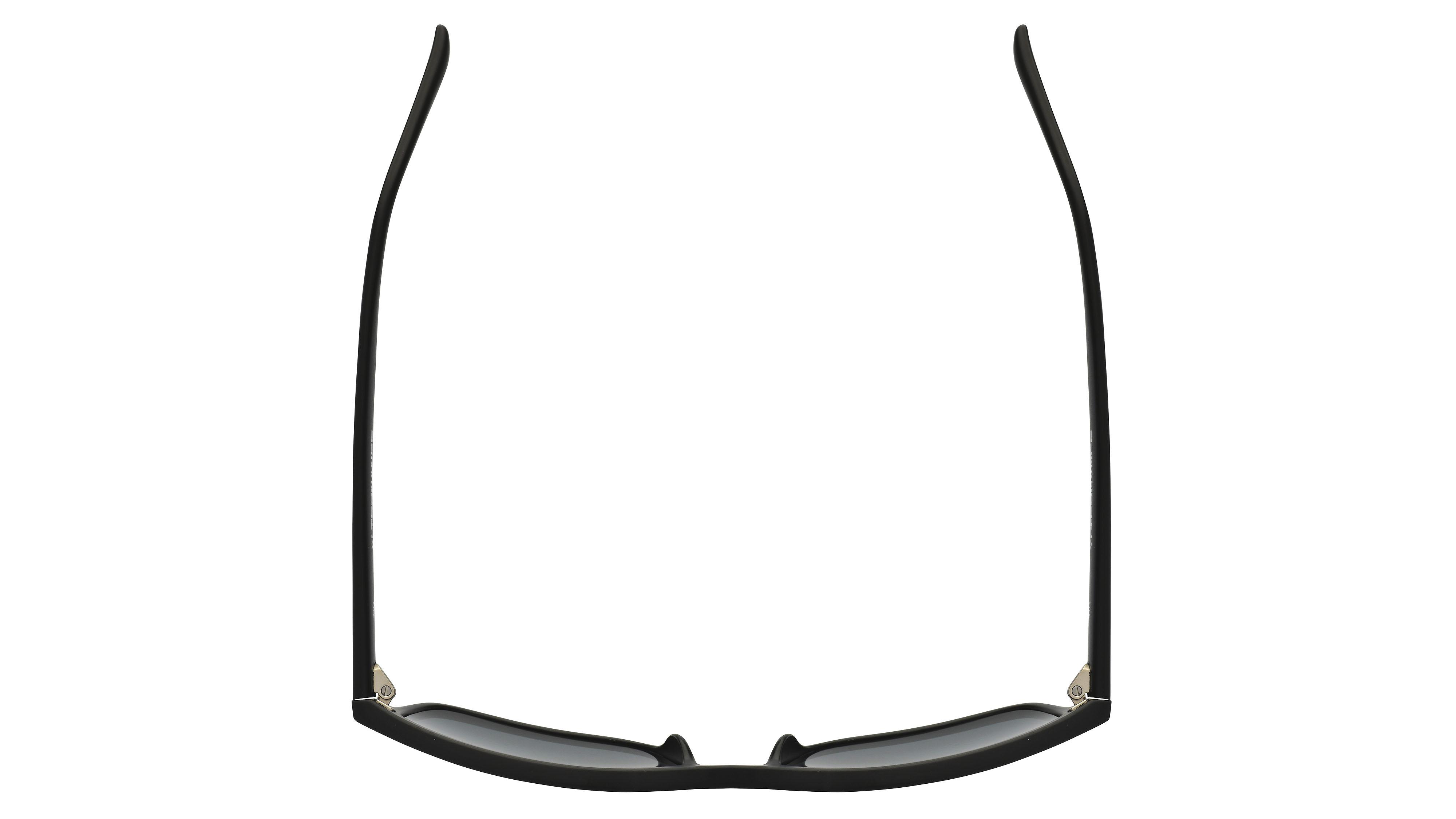 Lunettes de soleil Alternance Homme Noir Rectangle Alt Dessus